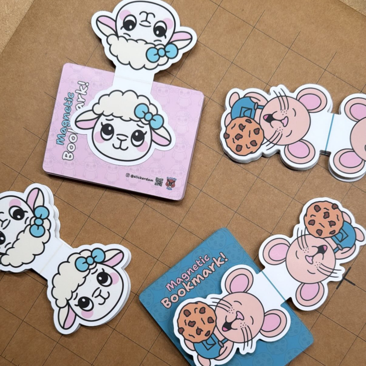 Cookie Mouse Magnetic Bookmark