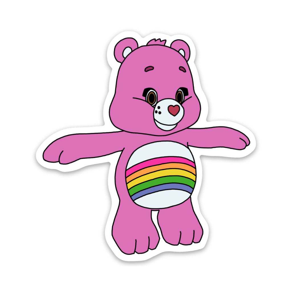 Cheer Bear (T-Pose) Sticker