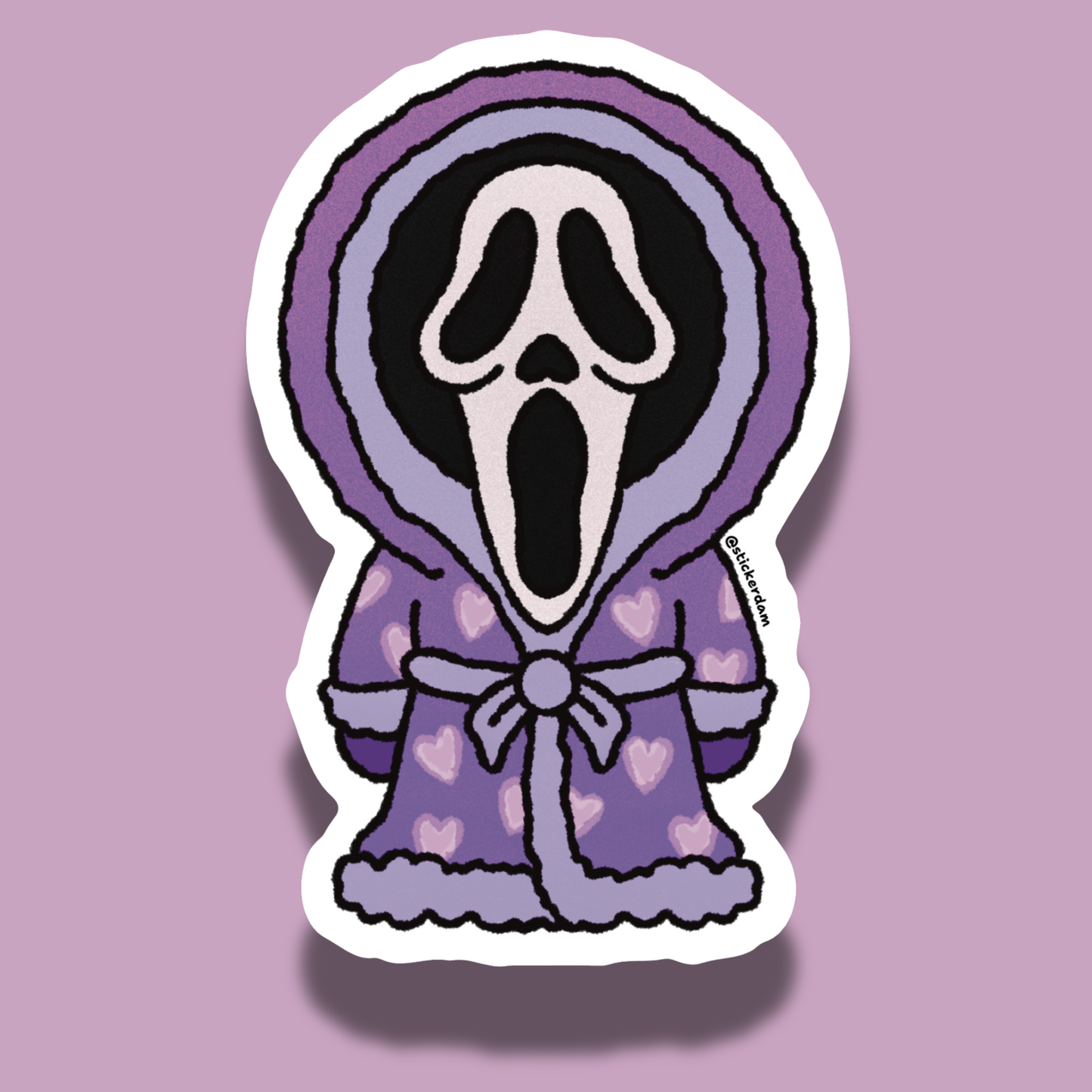 Cuddleface Vinyl Sticker