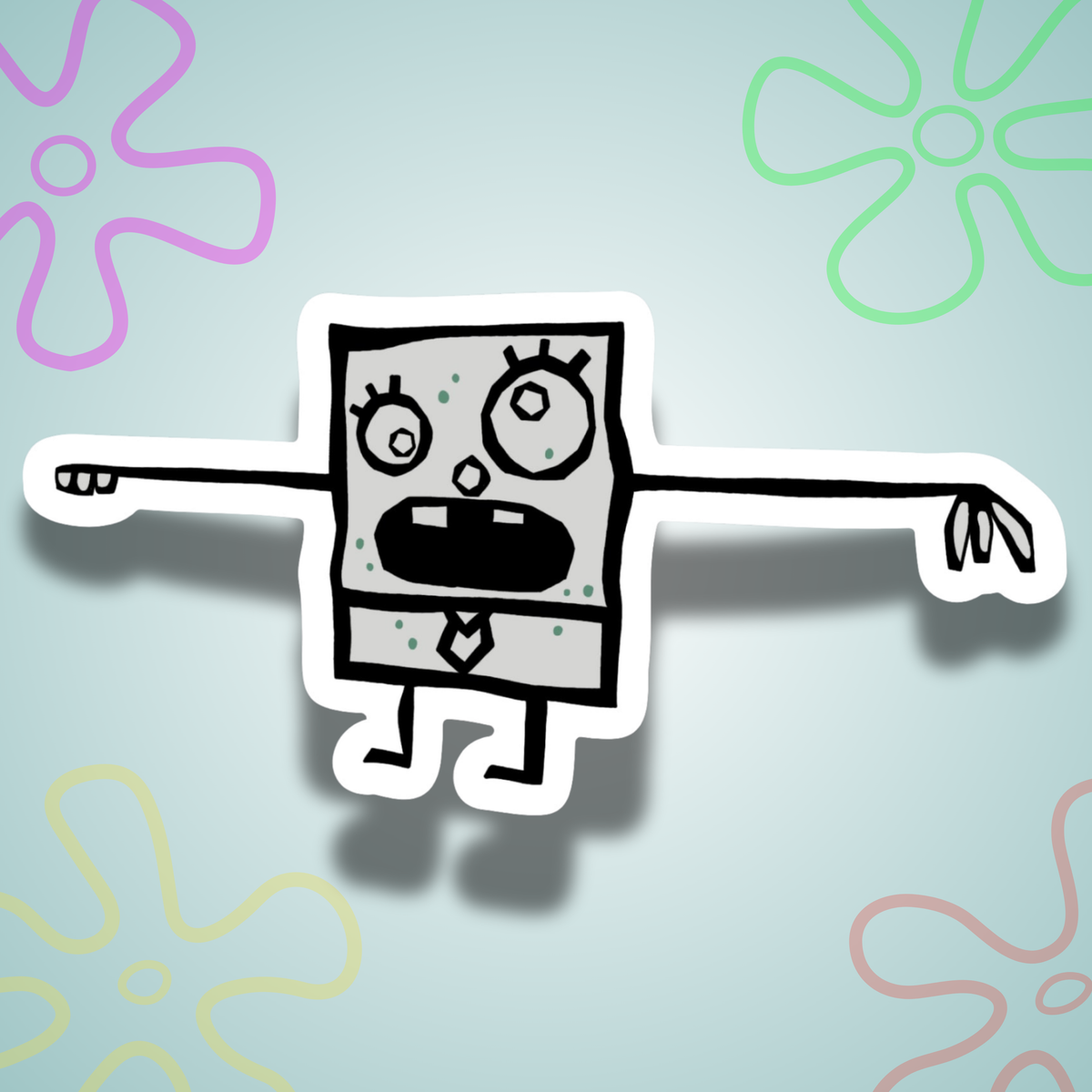 DoodleBob Vinyl Sticker