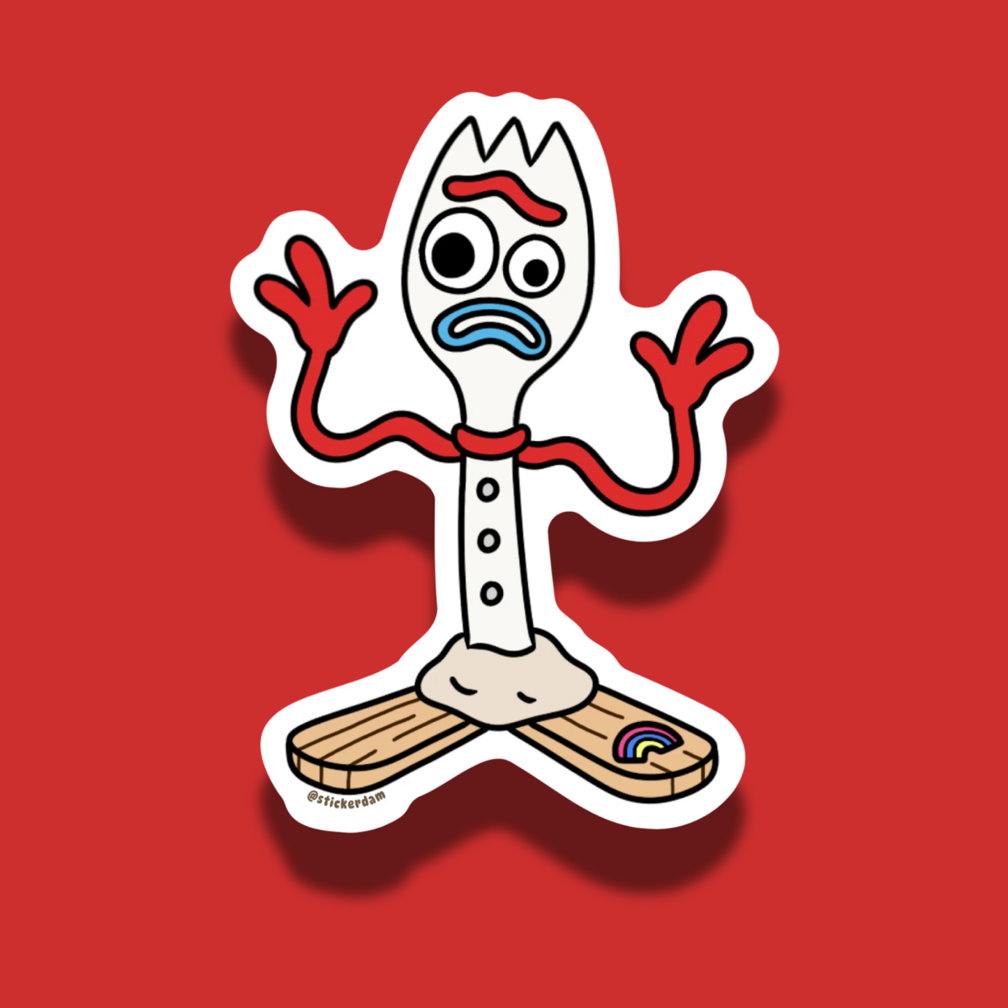Forky Sticker | Vinyl Sticker