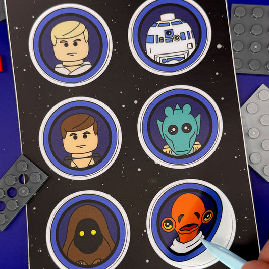 Lego Star Wars | Sticker Sheet