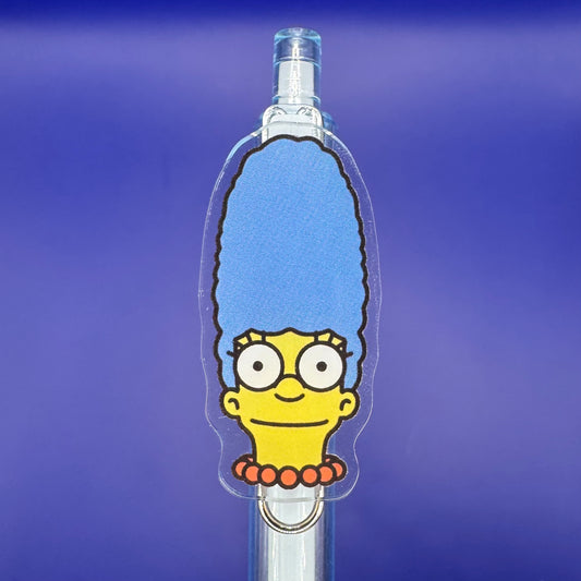 Marge Stare | Ballpoint Pen w/ Acrylic Charm