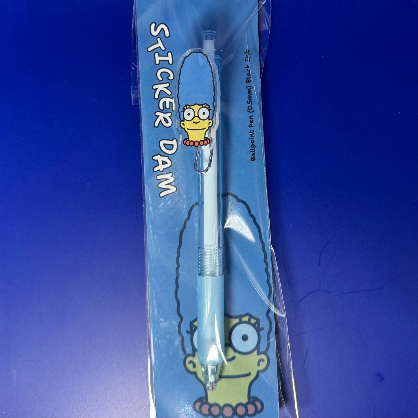 Marge Stare | Ballpoint Pen w/ Acrylic Charm