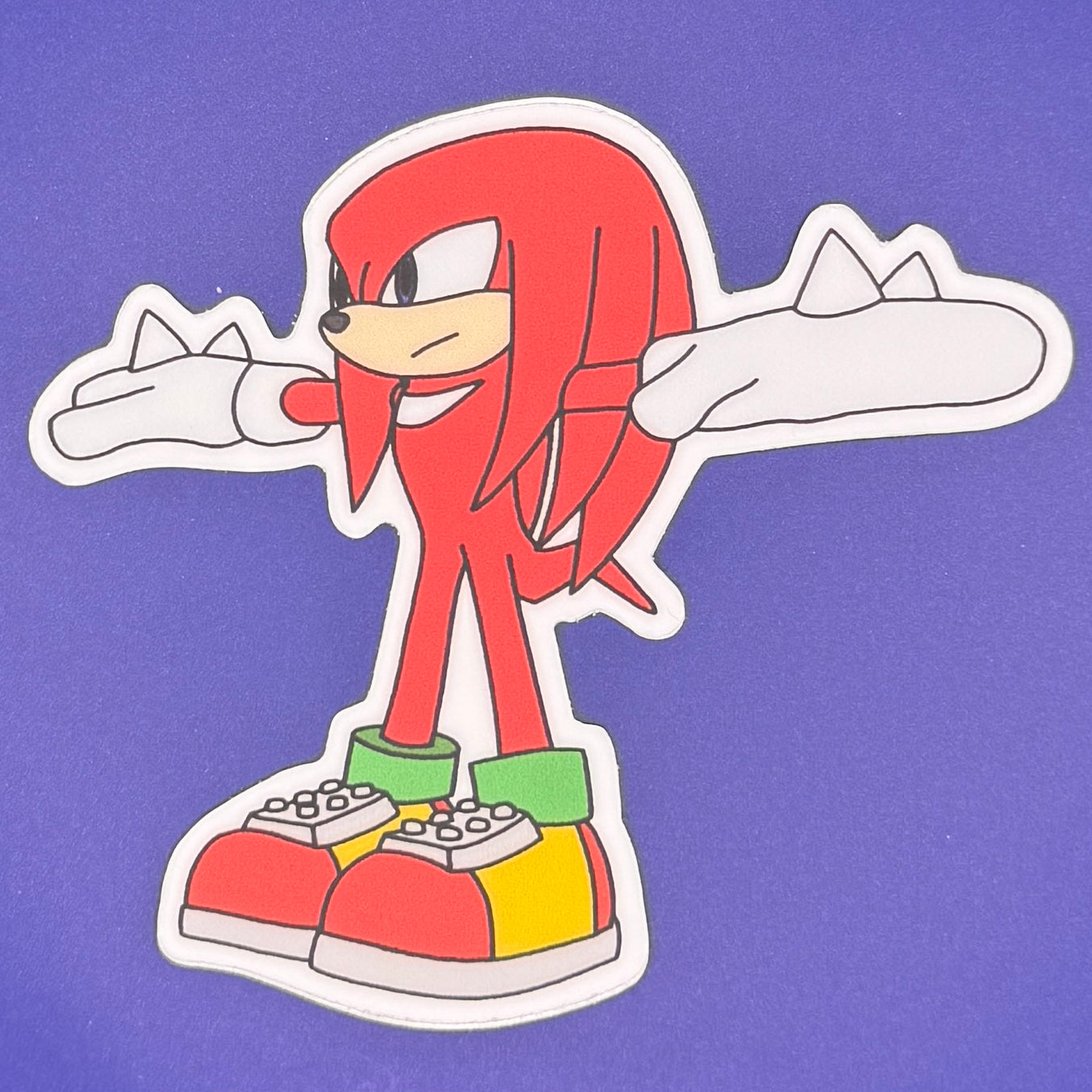 Sonic Generations (T-Pose) - Matte Vinyl Stickers