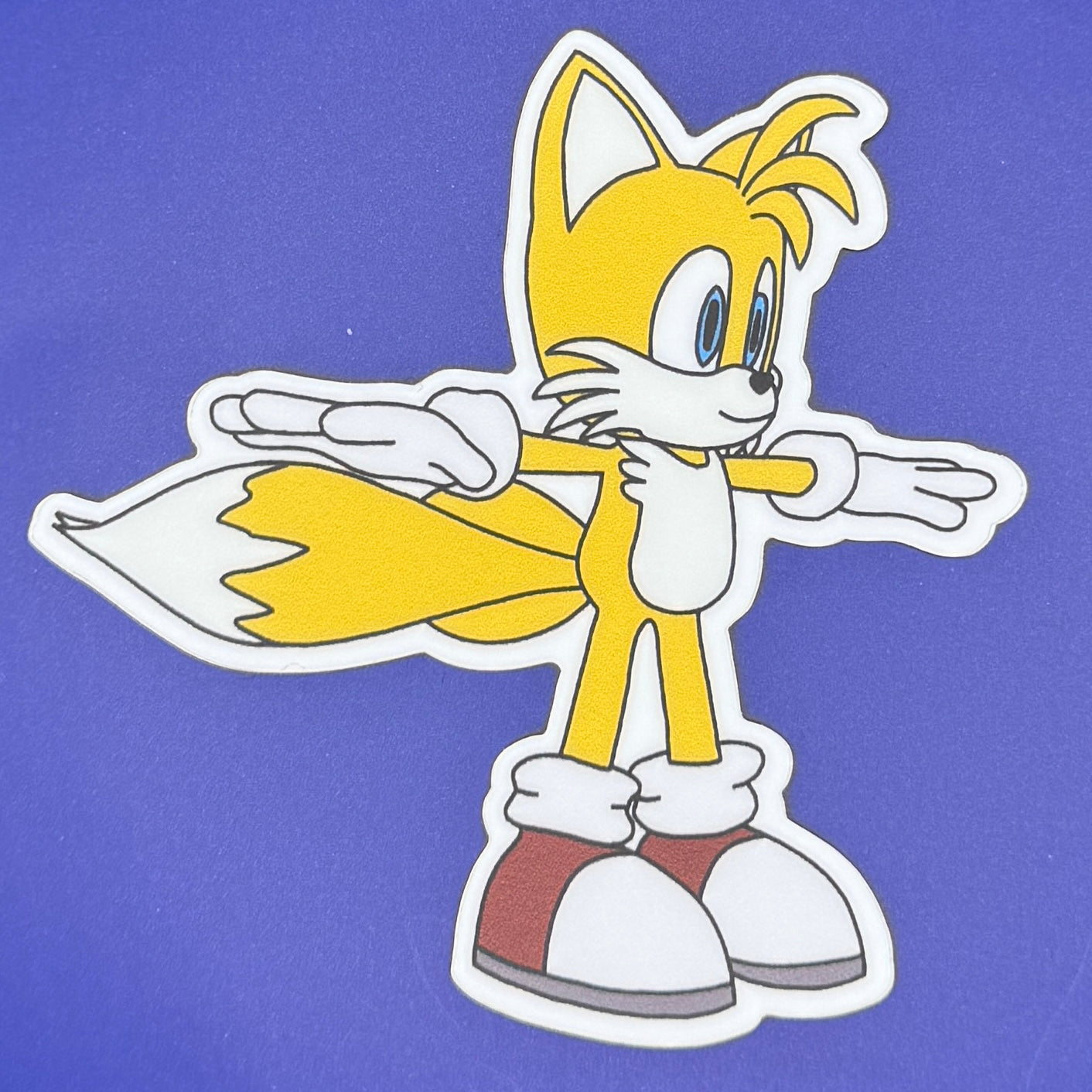 Sonic Generations (T-Pose) - Matte Vinyl Stickers