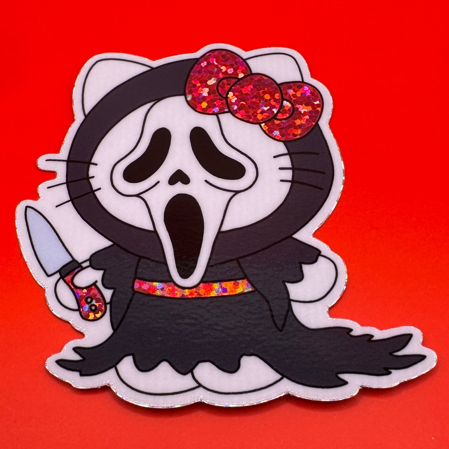 Hello Kitty - Glitter Vinyl Stickers