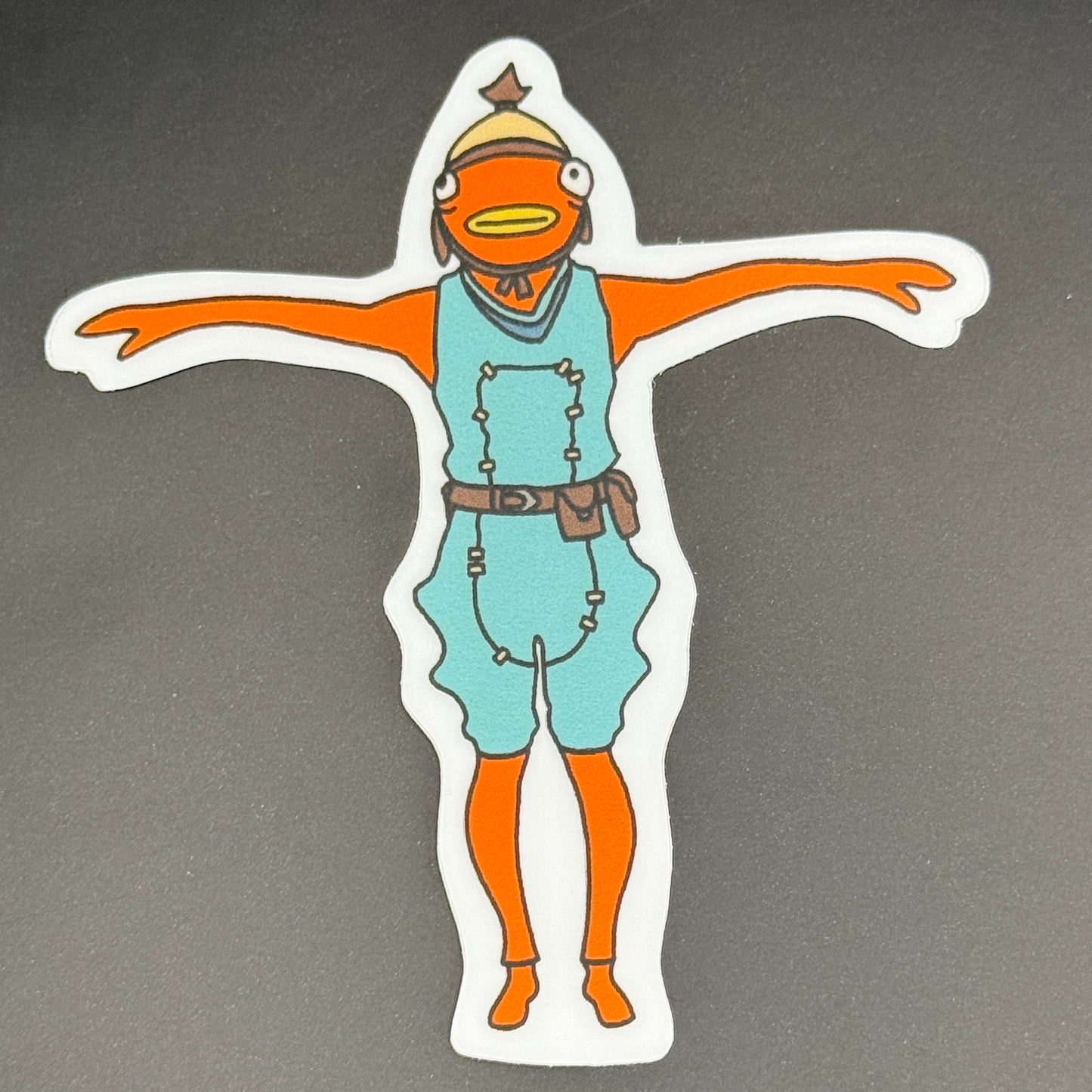 Fortnite (T-pose) - Matte Vinyl Stickers