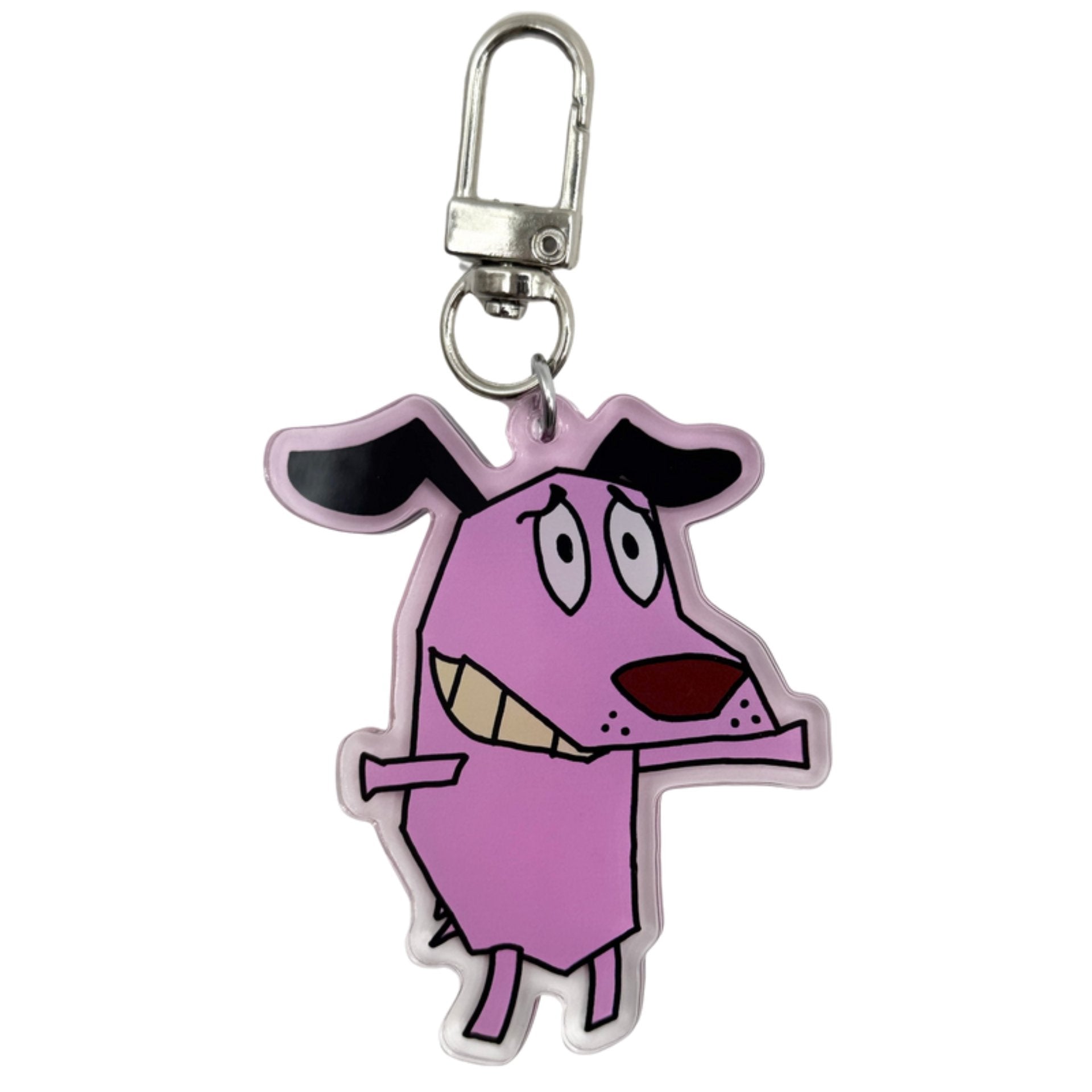 Courage the Cowardly Dog (T-Pose) Acrylic Keychain