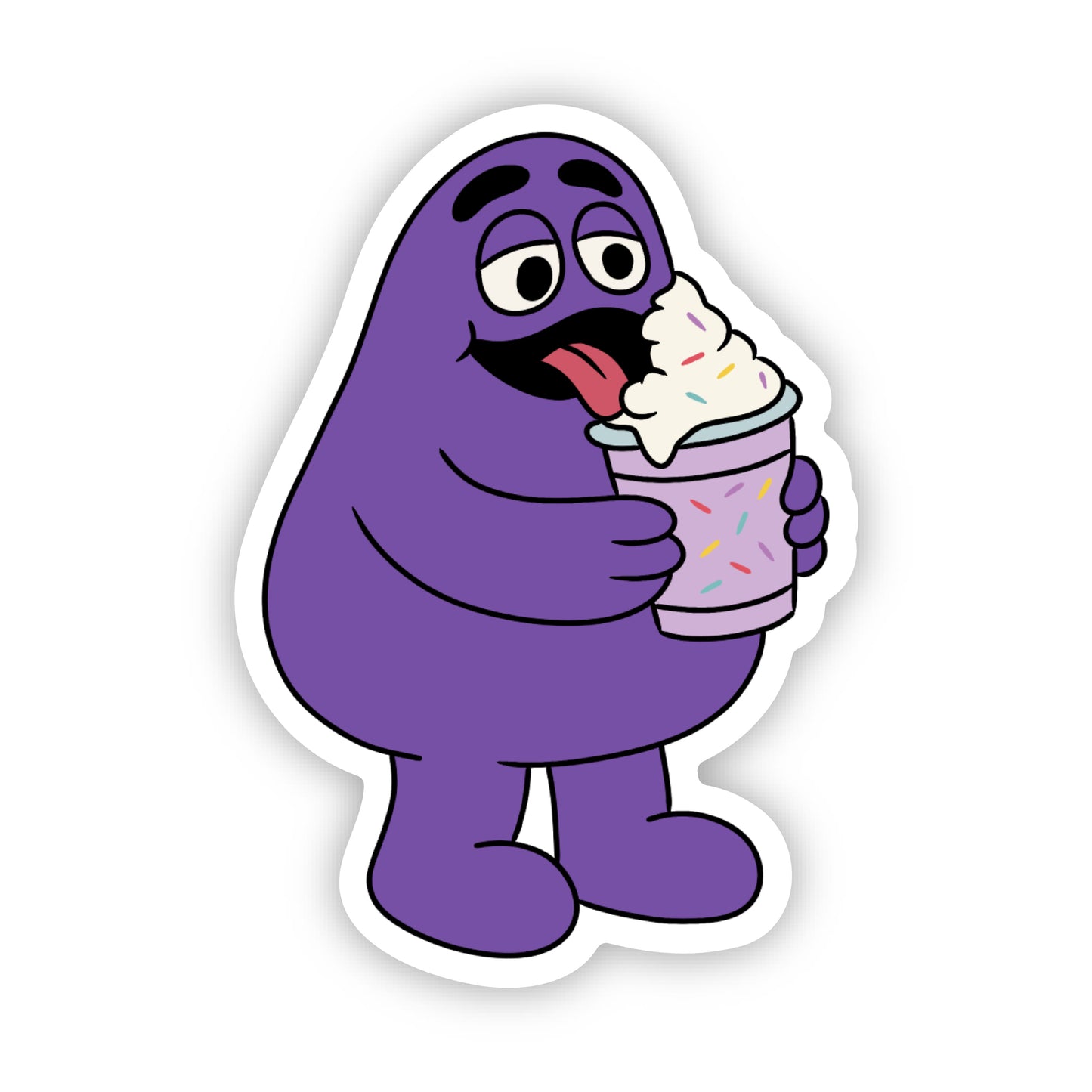 Grimace Shake Sticker