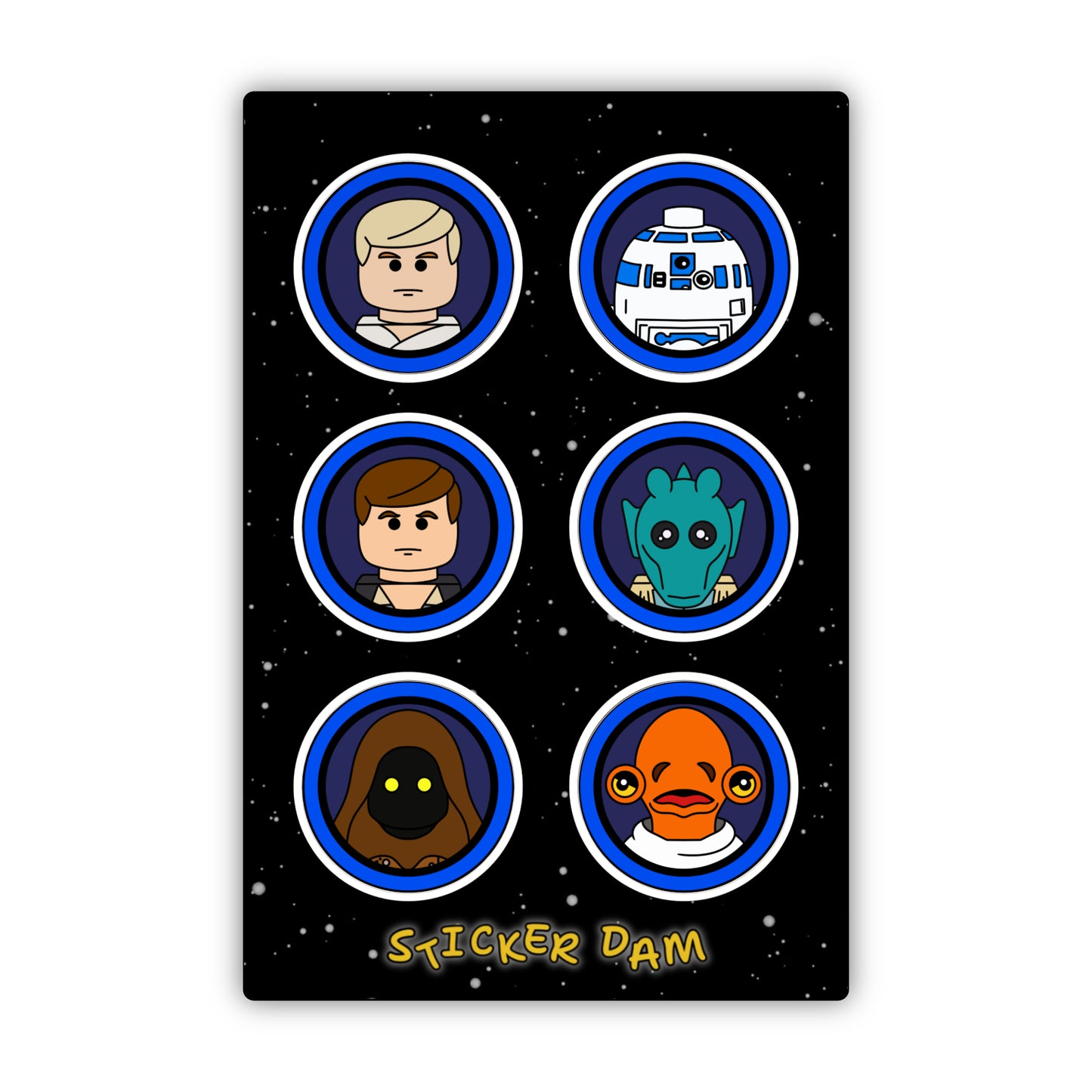 Lego Star Wars | Sticker Sheet