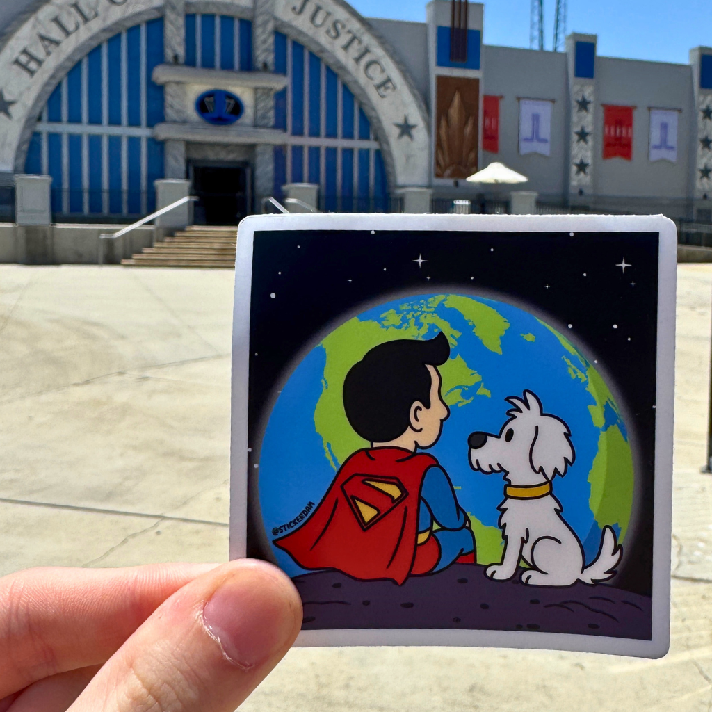 Superman & Krypto | Vinyl Sticker