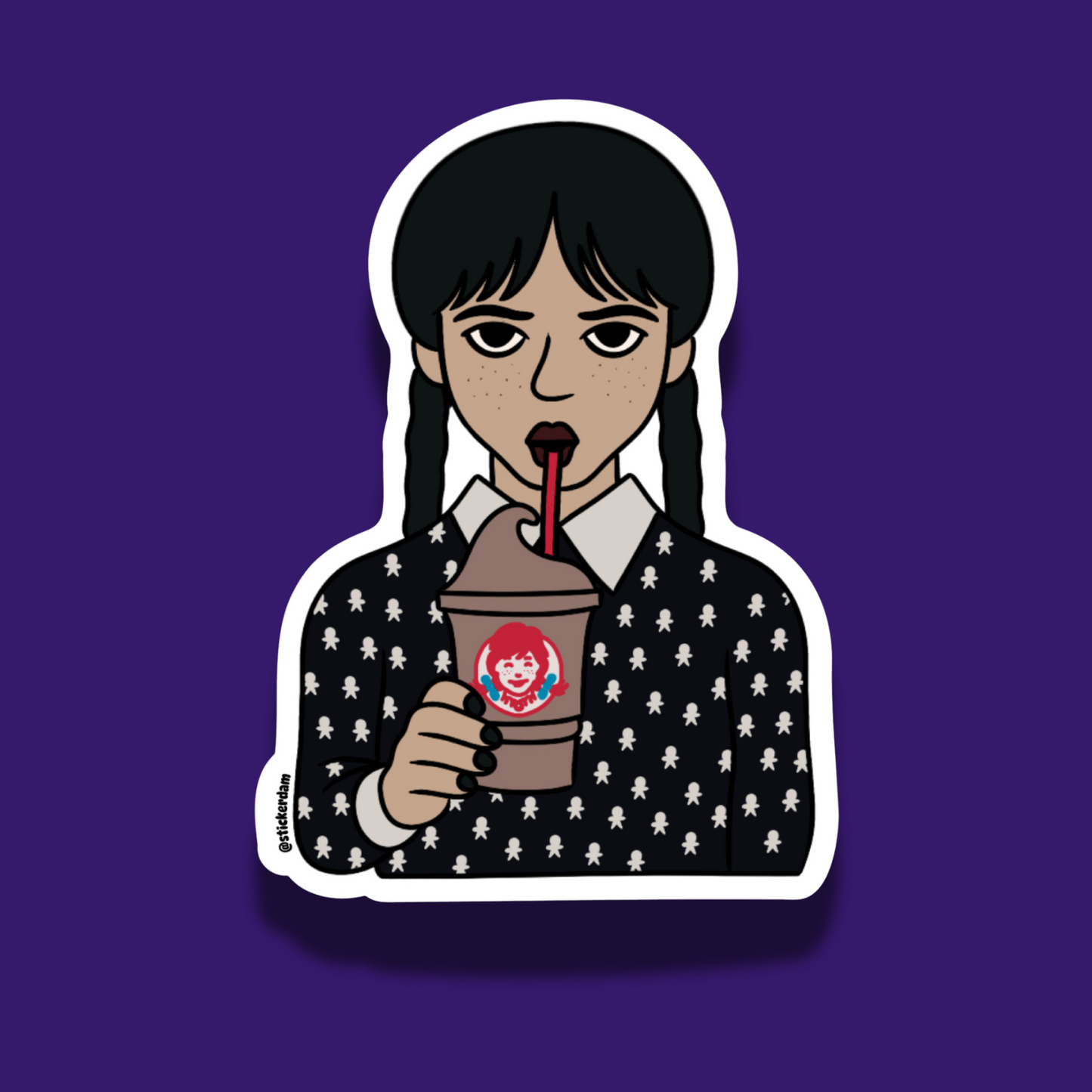 Wednesday Frosty | Vinyl Sticker