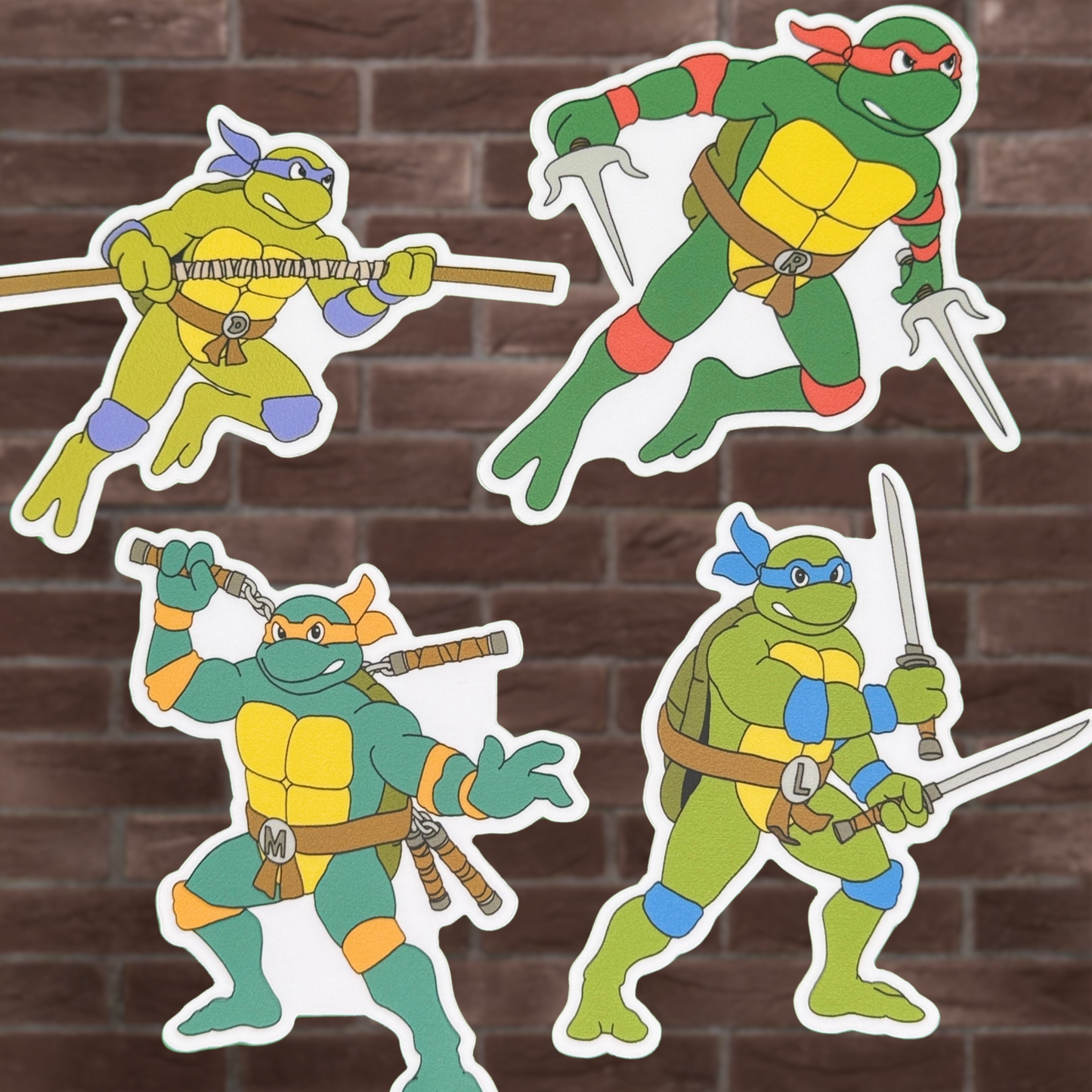Ninja Turtles - Matte Vinyl Stickers