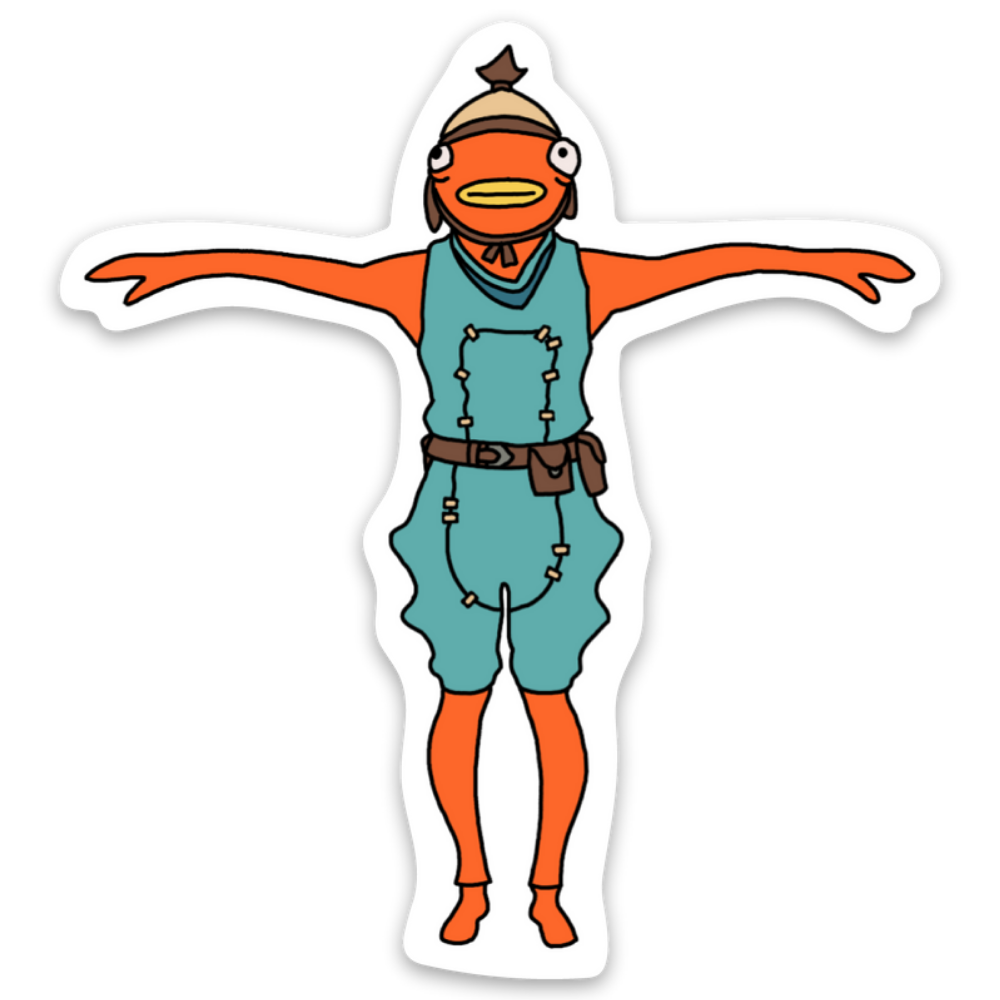 Fishstick Sticker