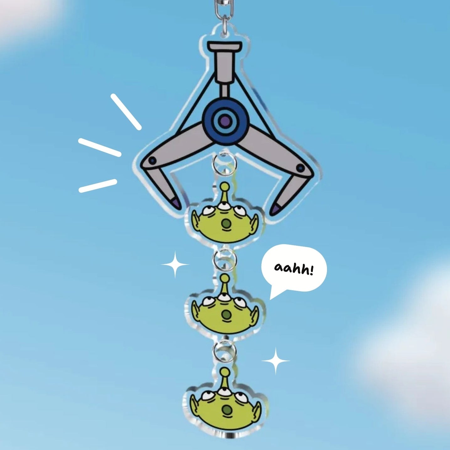 The Claw | Acrylic Connected Keychain