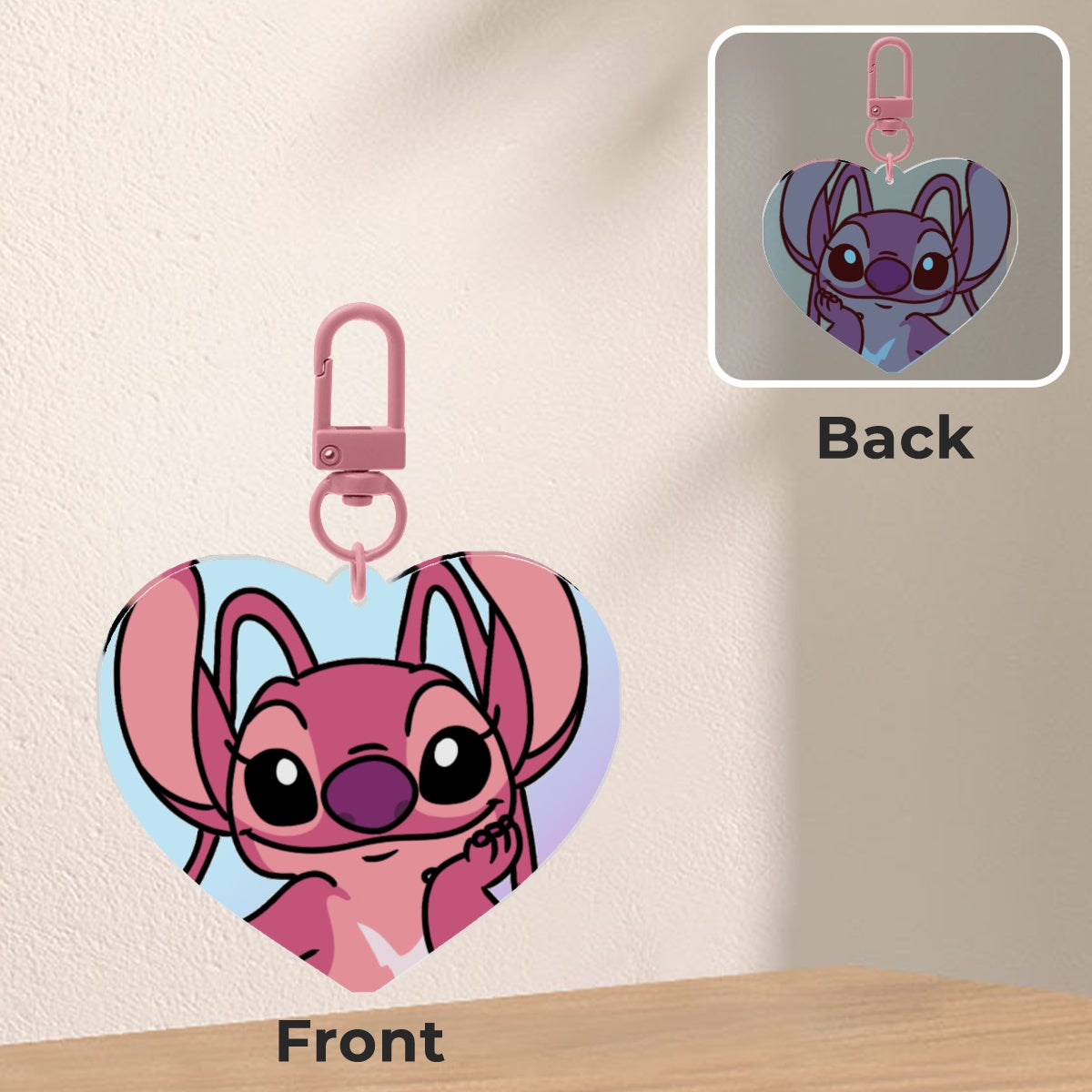 Angel Heart Keychain