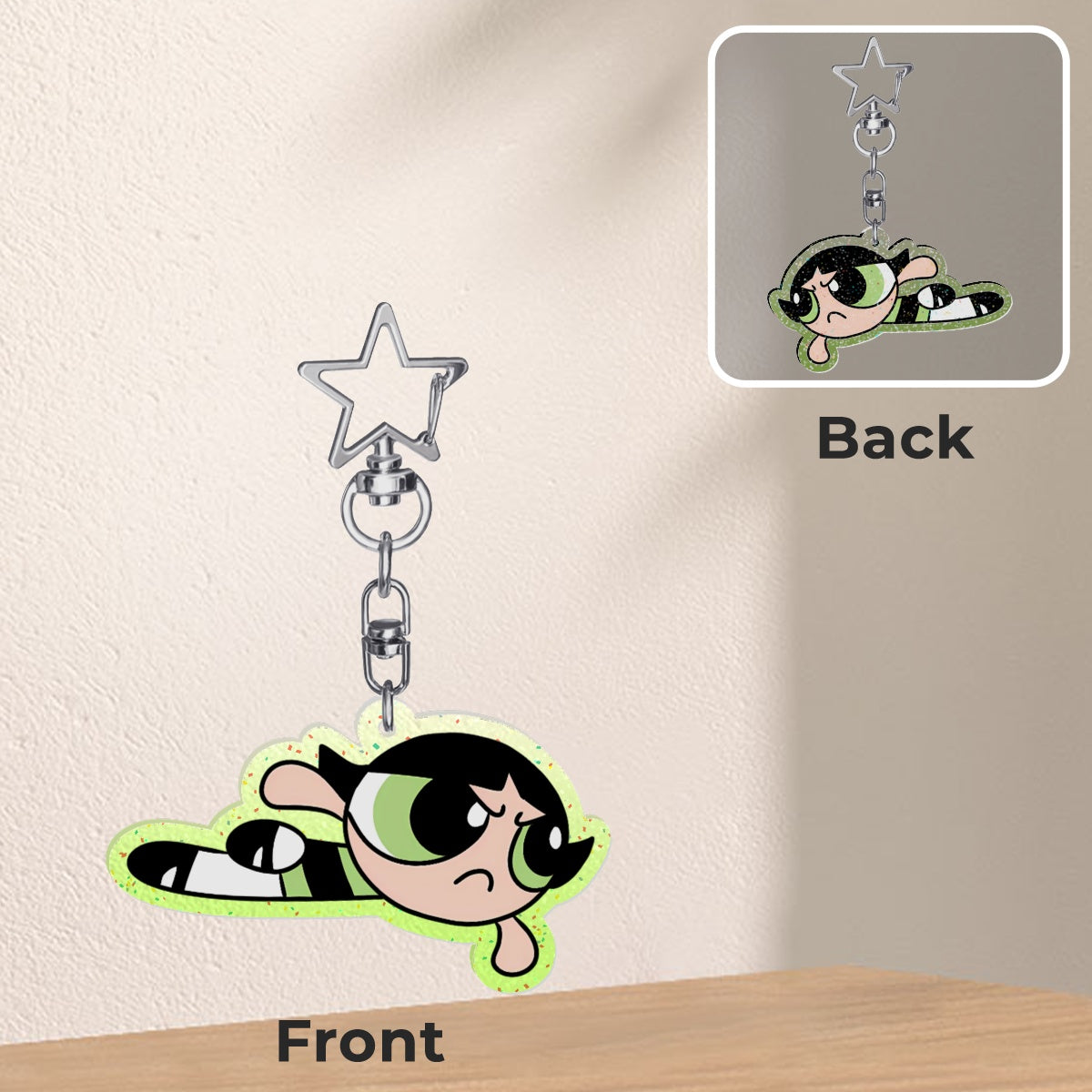 Buttercup Acrylic Keychain