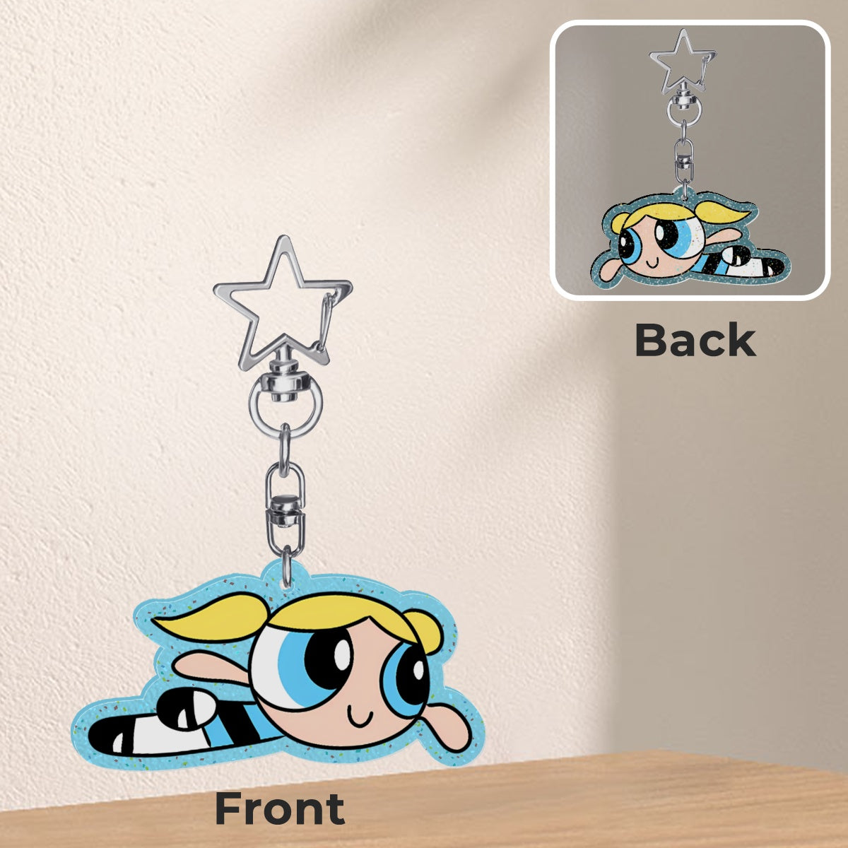 Bubbles Acrylic Keychain