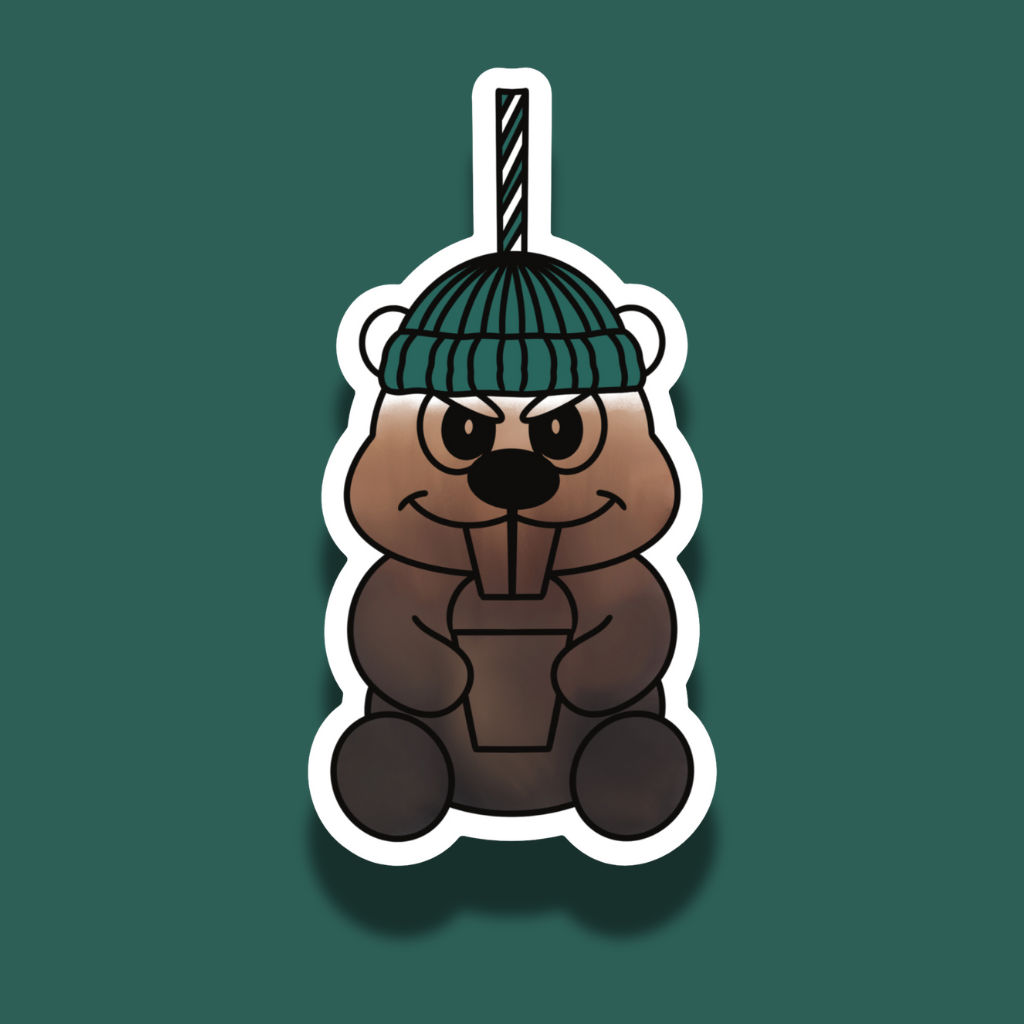 Dammy Bearista Cup | Vinyl Sticker