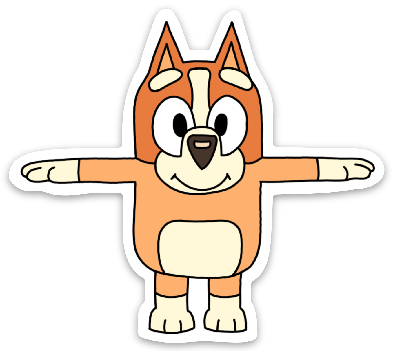 Bingo (T-Pose) Sticker