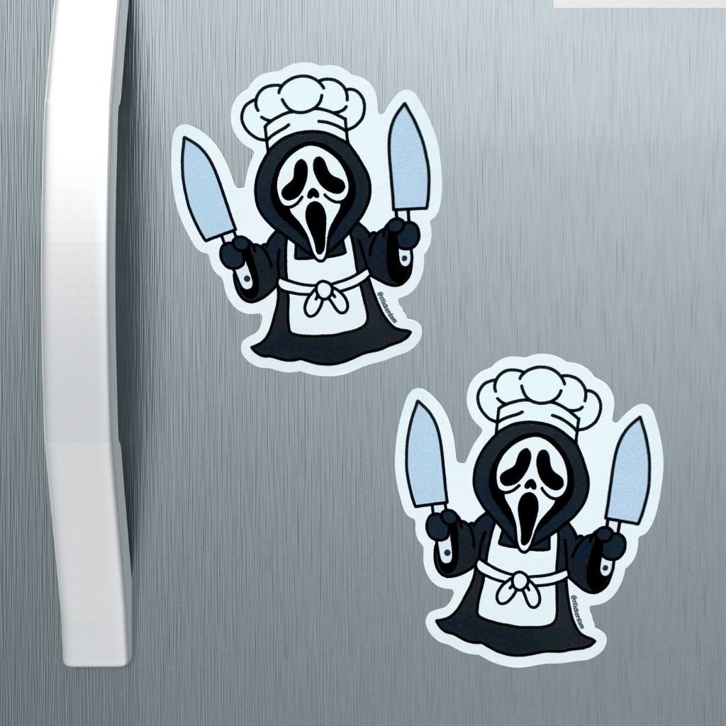 Chef Ghostface | Fridge Magnet