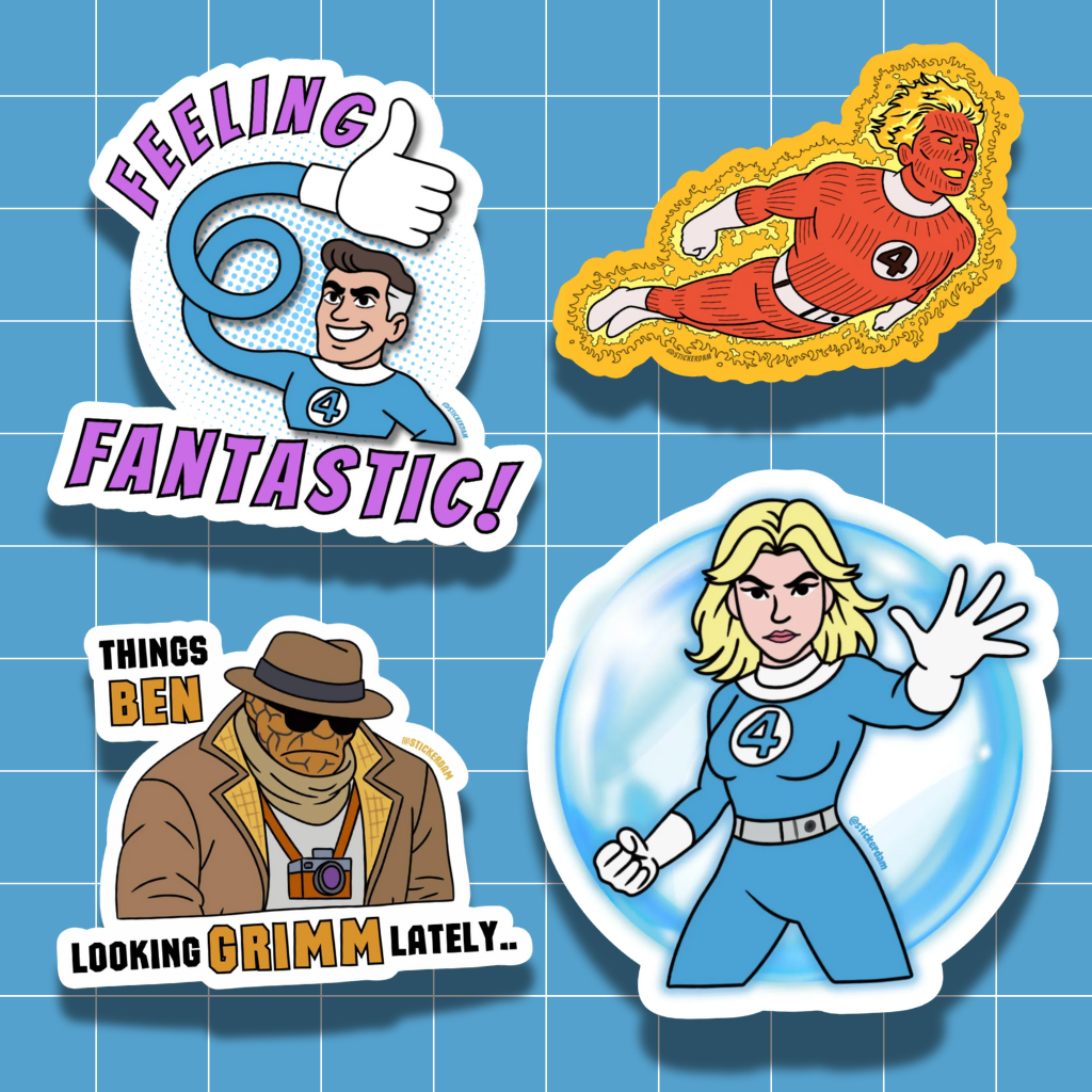 Fantastic Four | Vinyl Stickers