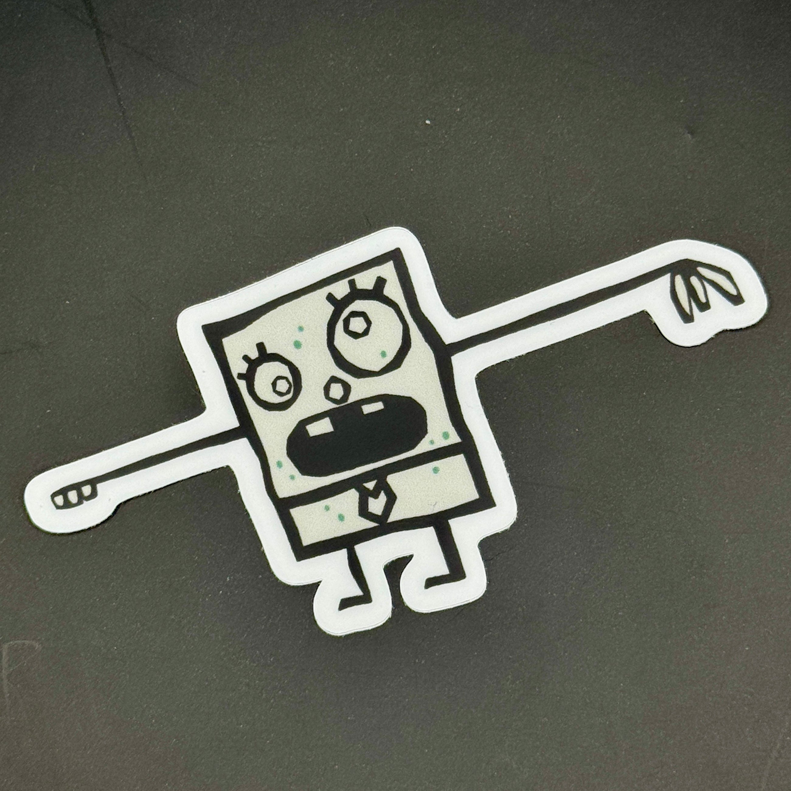 DoodleBob (T-Pose) Sticker
