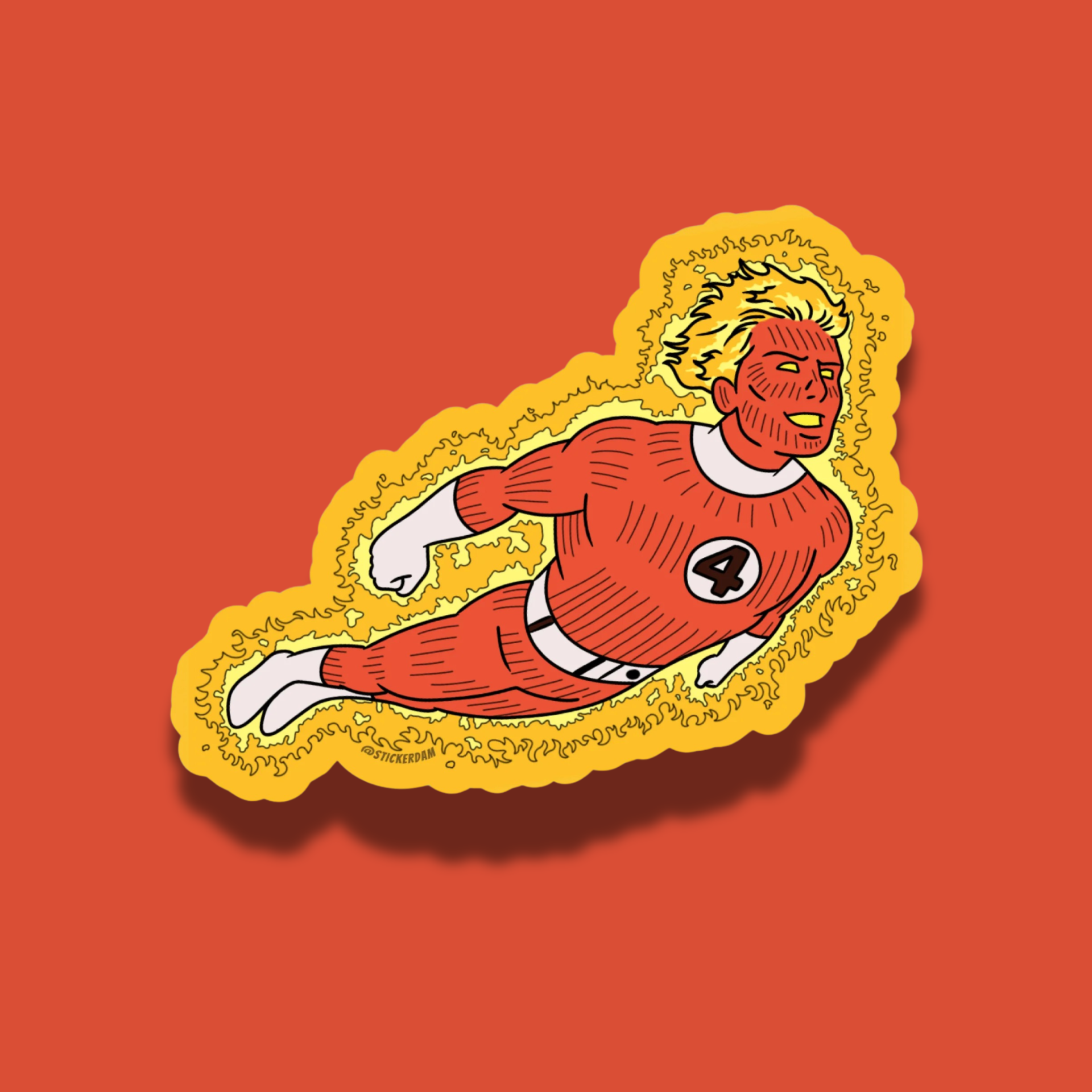Human Torch | Vinyl Sticker