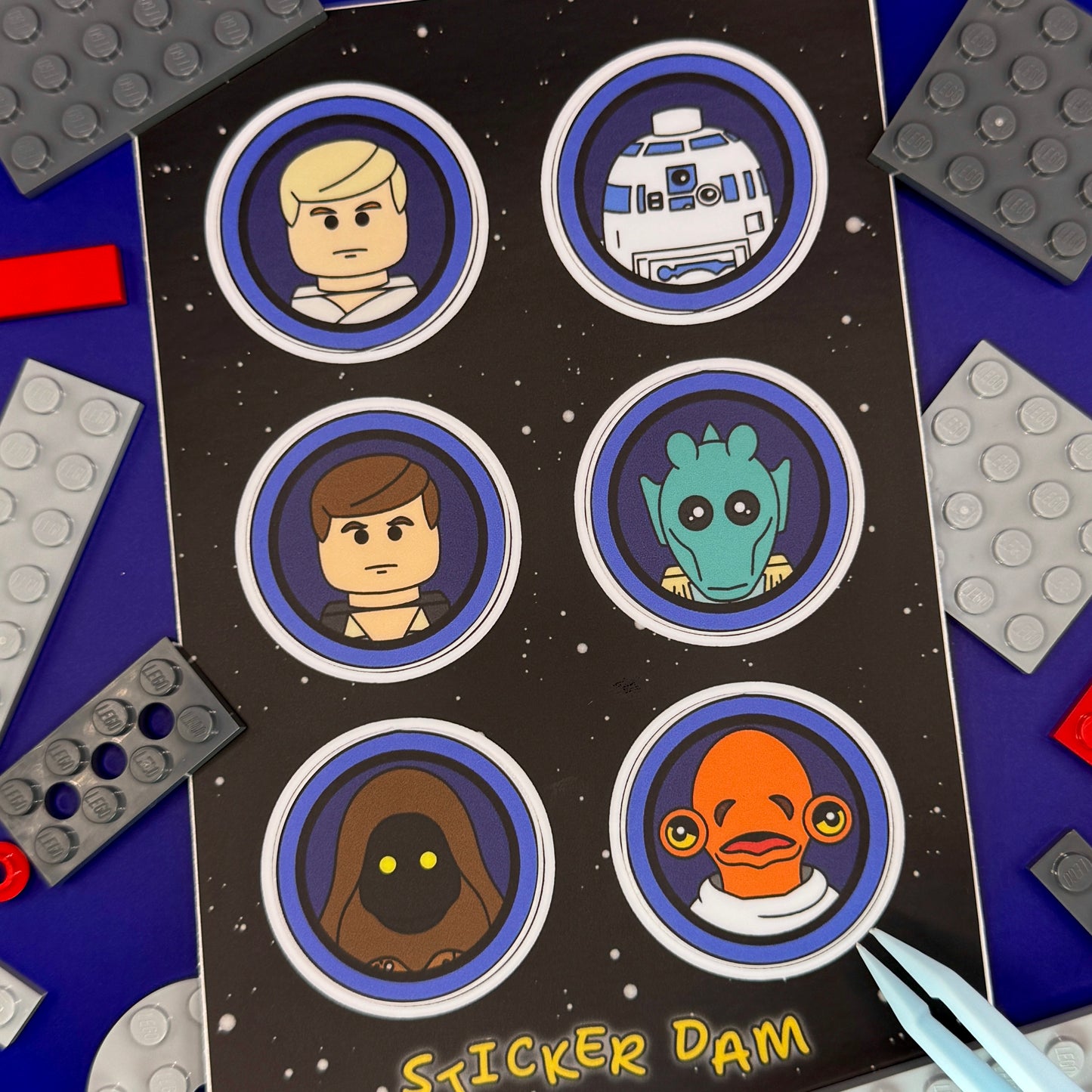 Lego Star Wars | Sticker Sheet