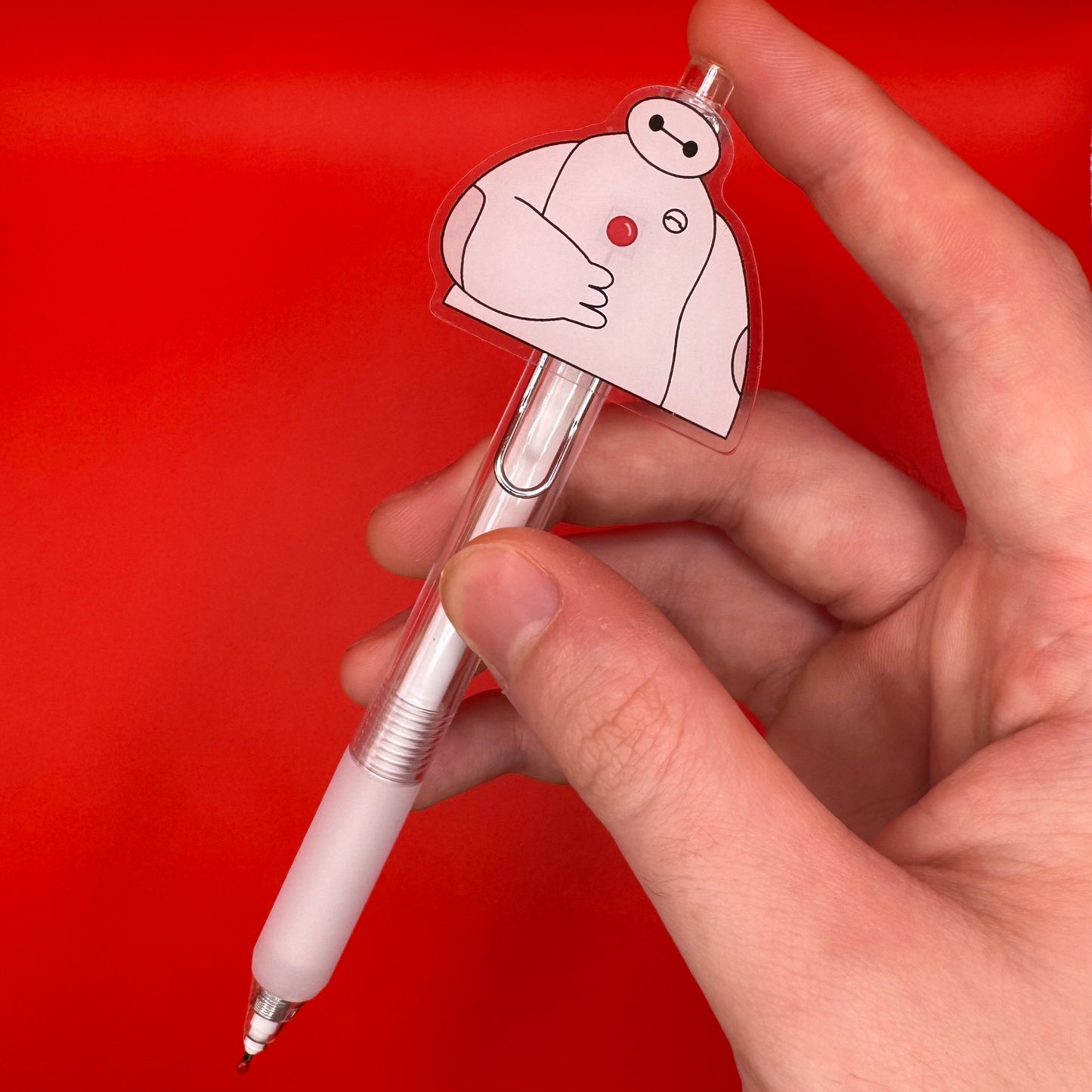 Baymax | Ballpoint Pen w/ Acrylic Charm