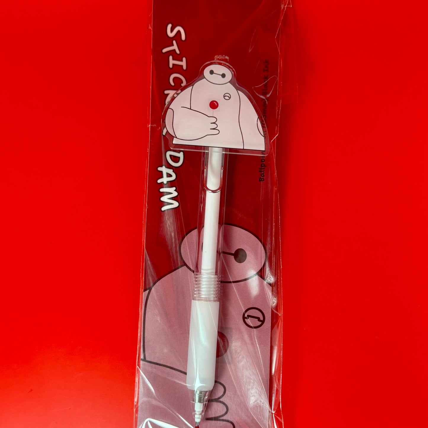Baymax | Ballpoint Pen w/ Acrylic Charm