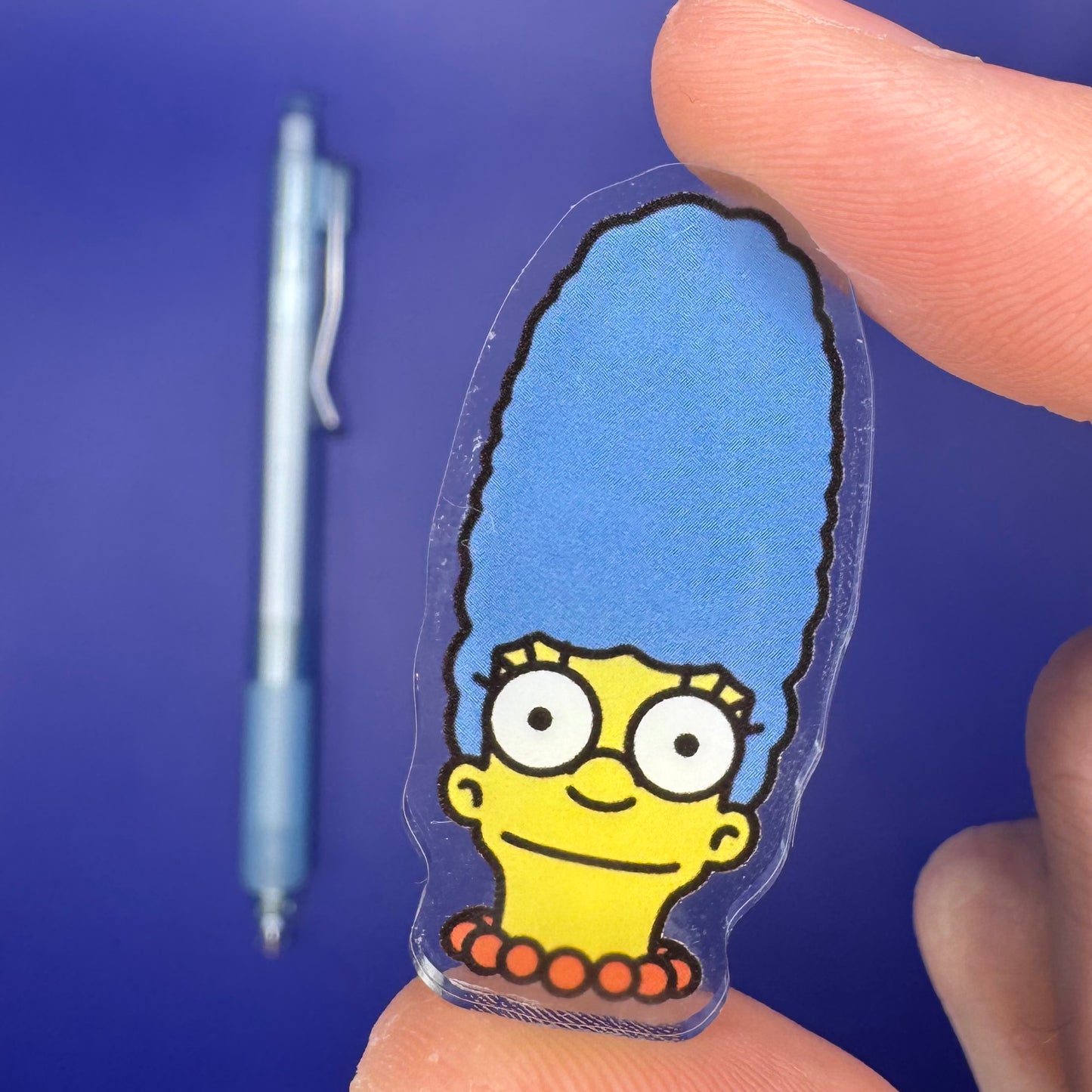 Marge Stare | Ballpoint Pen w/ Acrylic Charm