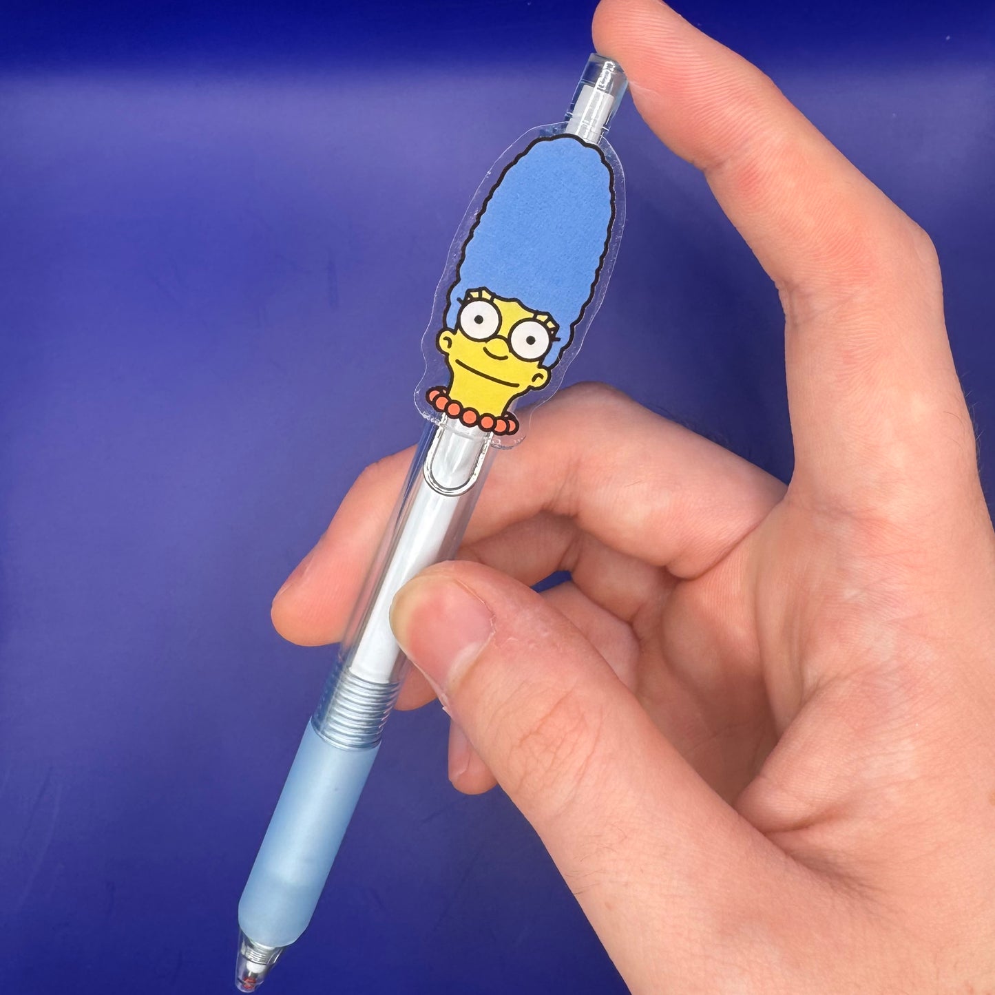 Marge Stare | Ballpoint Pen w/ Acrylic Charm