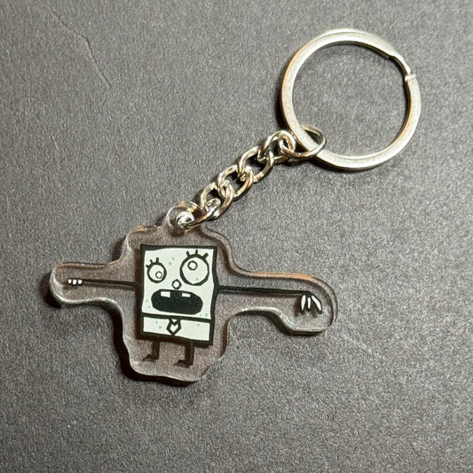 Doodlebob - Clear Acrylic Keychain