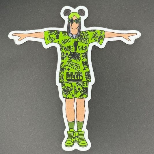 Fortnite (T-pose) - Matte Vinyl Stickers