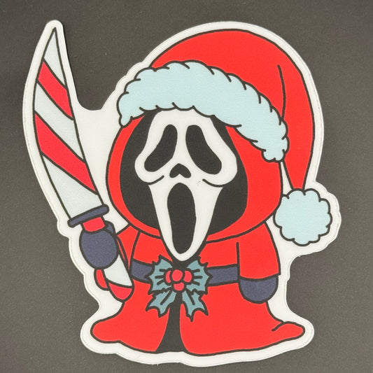 Ghostface (Holidays) - Matte Vinyl Stickers