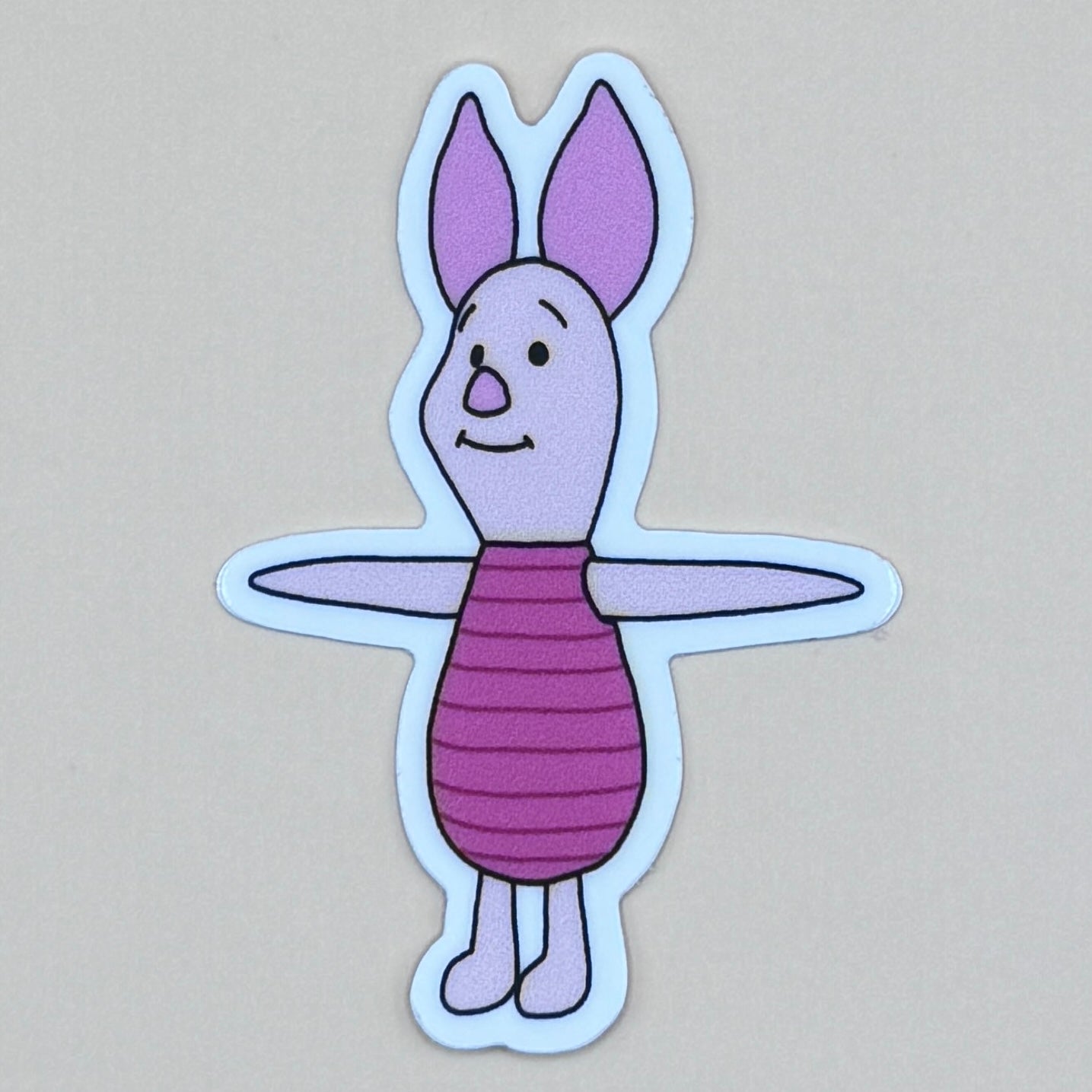 Winnie the Pooh (T-pose) - Matte Vinyl Stickers