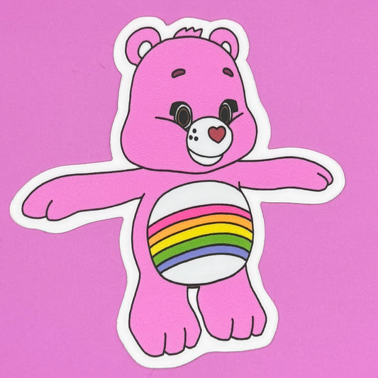 Care Bears (T-pose) - Matte Vinyl Stickers