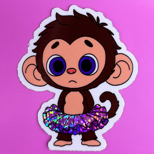 Lulu the Ballerina - Glitter/Matte Vinyl Stickers