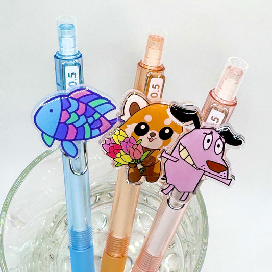 Assorted Ballpoint Pens with Acrylic Charms (Mix N Match!)