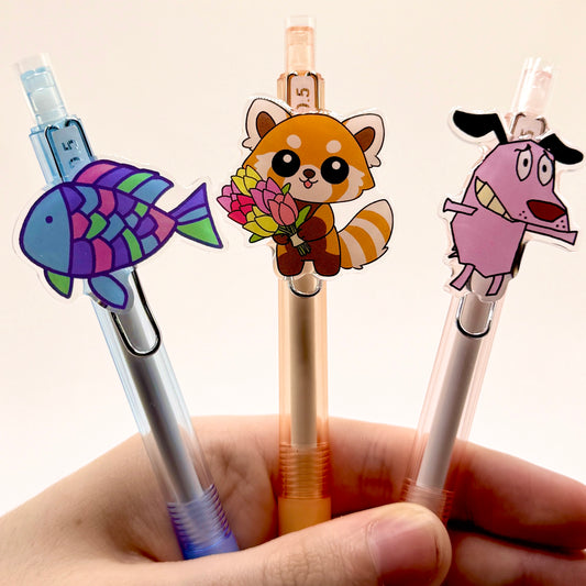 Assorted Ballpoint Pens with Acrylic Charms (Mix N Match!)