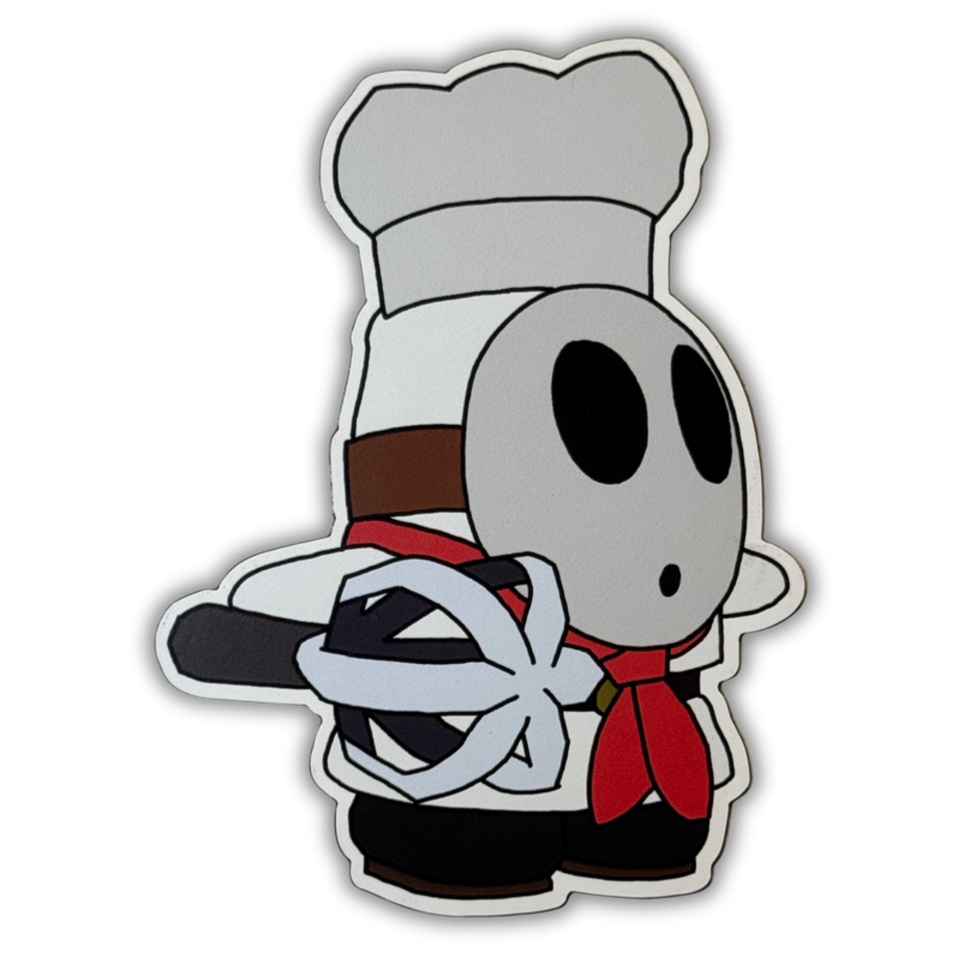 Chef Shy Guy Vinyl Fridge Magnet