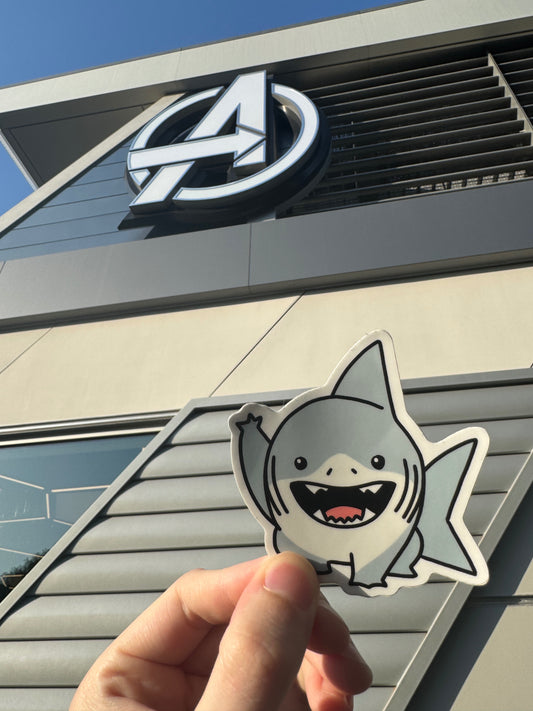 Jeff the Land Shark Vinyl Sticker