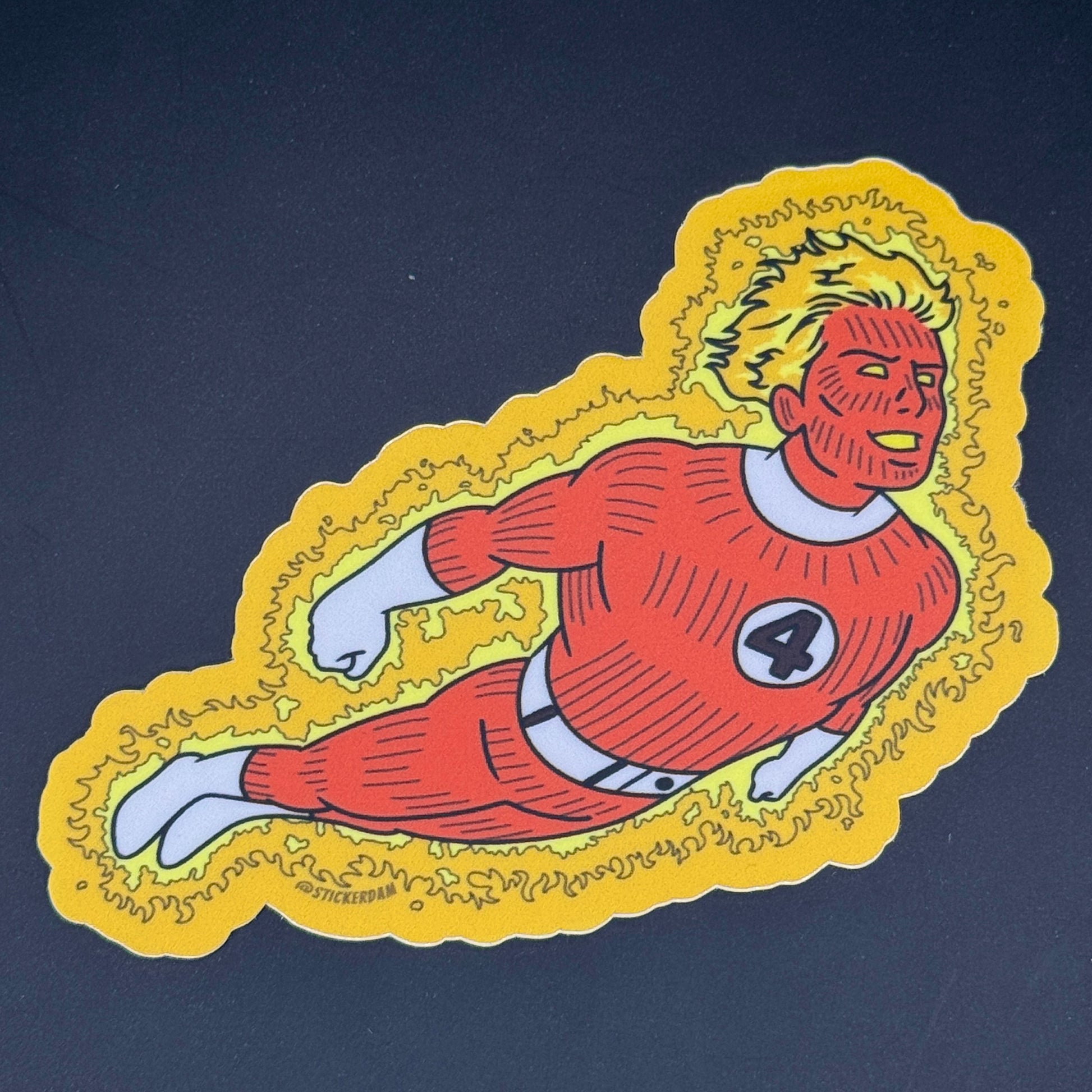 Human Torch Sticker