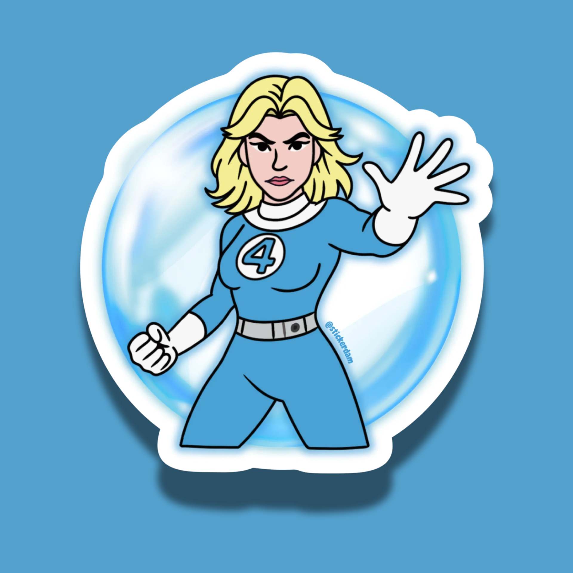 Invisible Woman | Vinyl Sticker