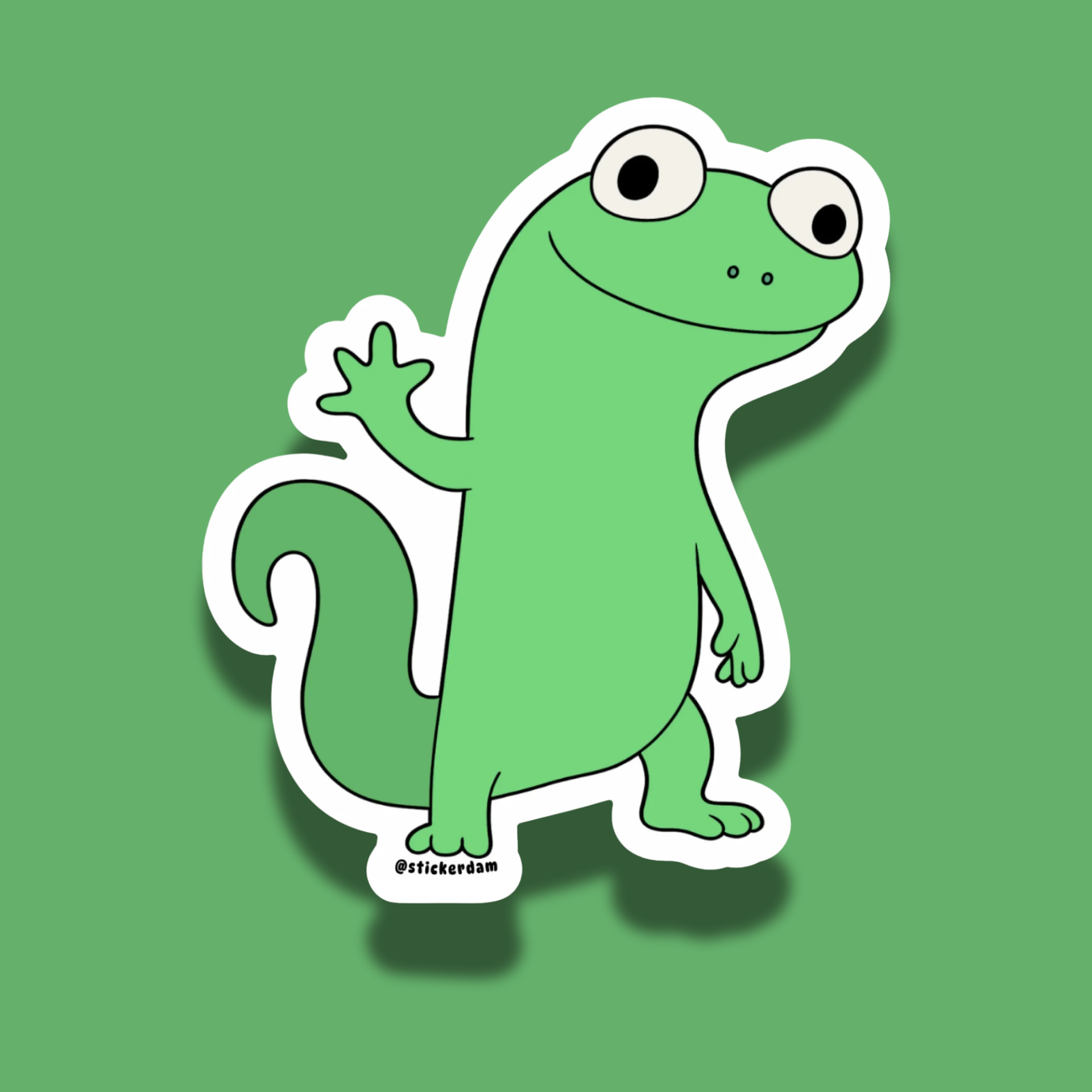 Lizard Sticker - Pixar Hoppers Character Vinyl Decal – Sticker Dam