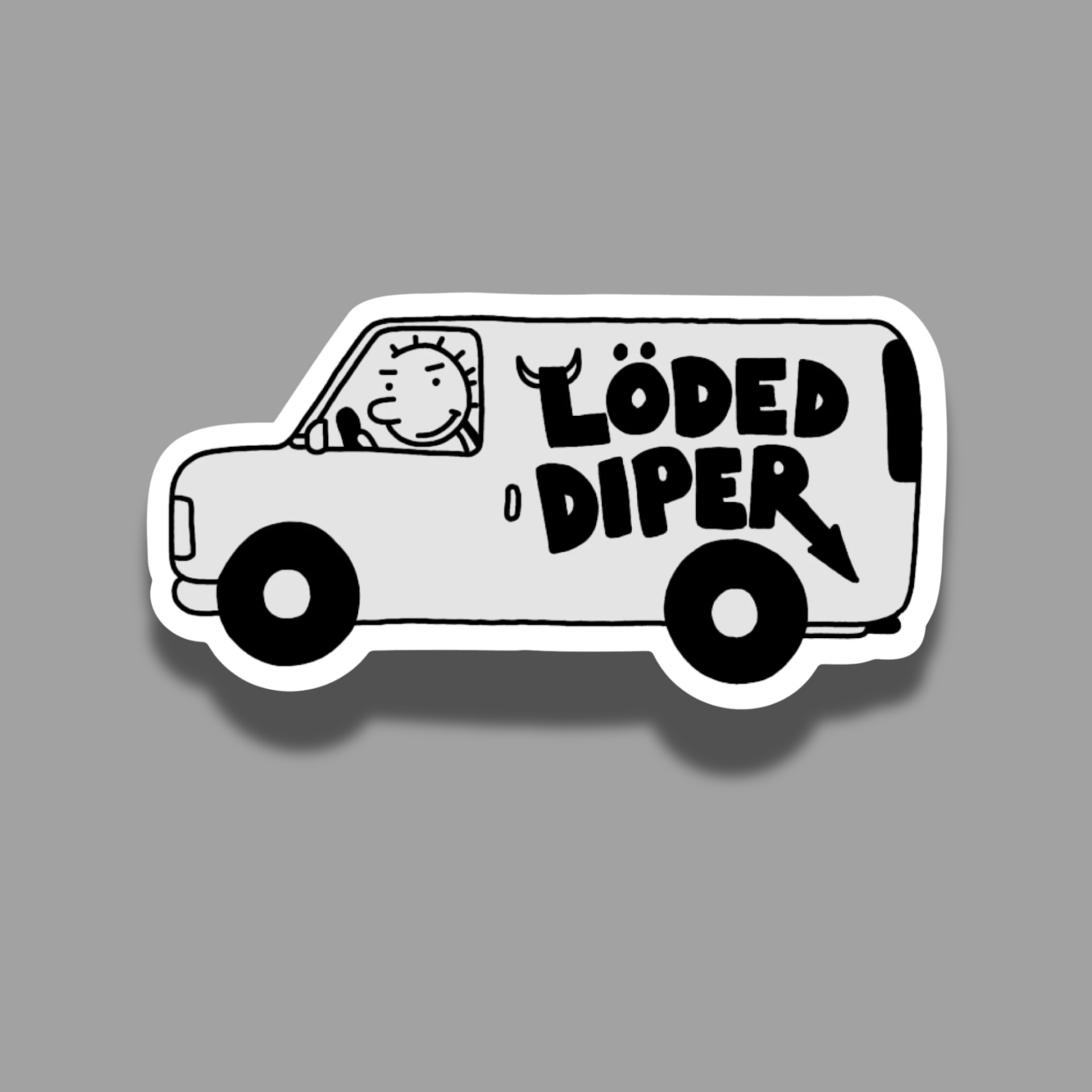 Loded Diper Van | Vinyl Sticker