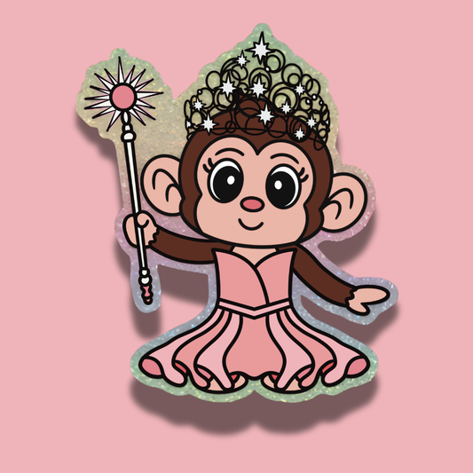 Lulu the Good Witch | Vinyl Sticker (Glitter!)