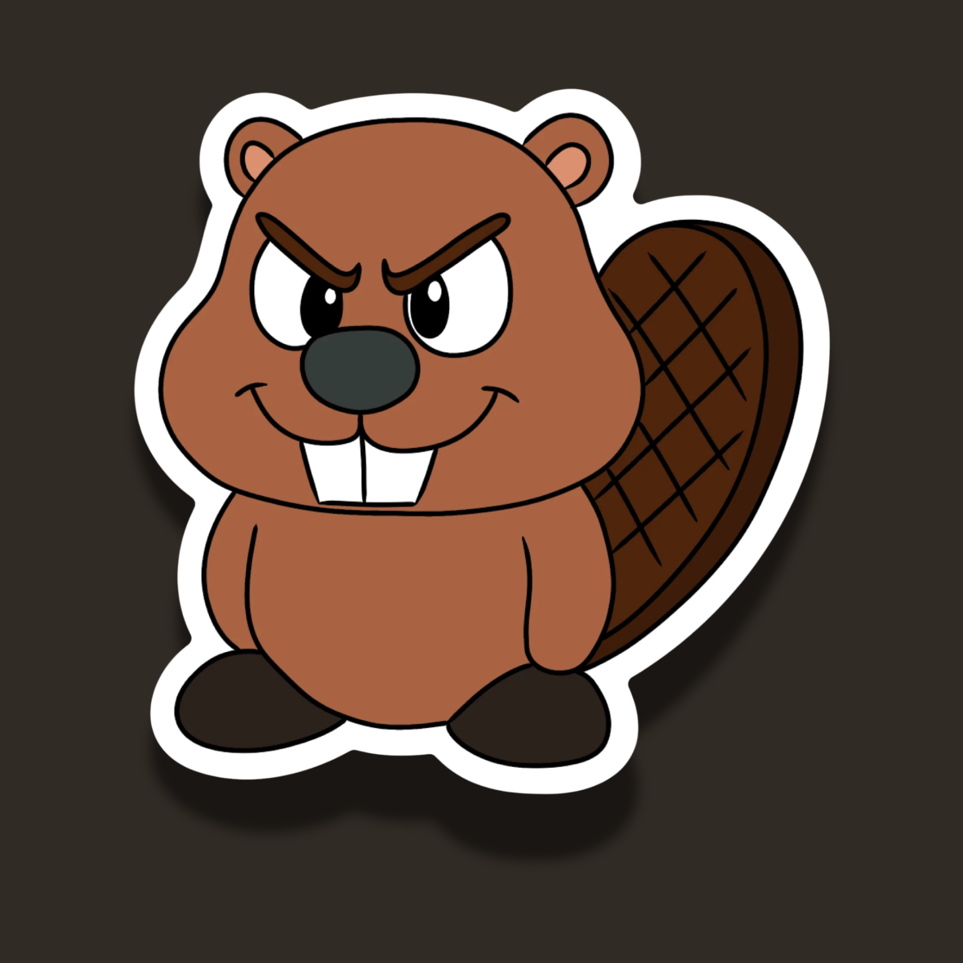 Mr. Beaver | Vinyl Sticker
